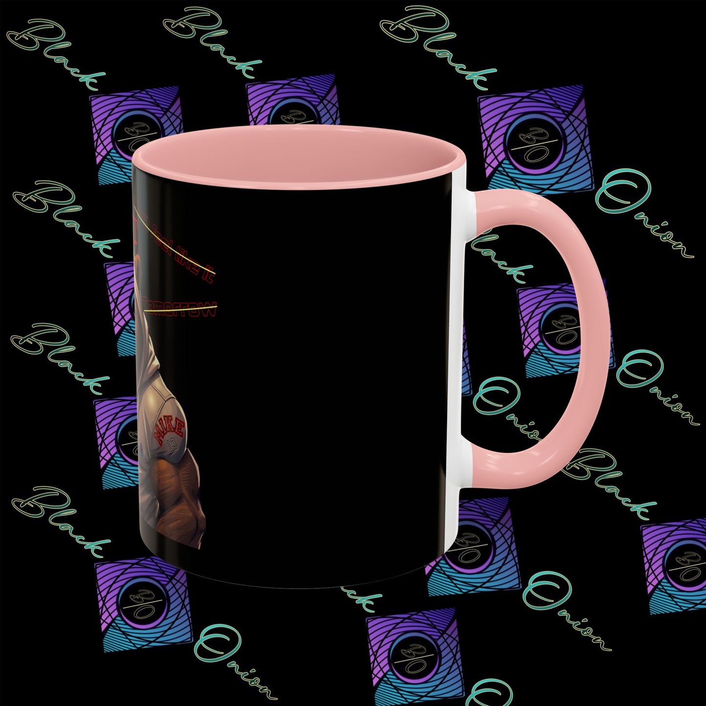 BlackOnion Coffee Mug - 11oz with Workout Motif ‘Mike 13’🔥💪🫵