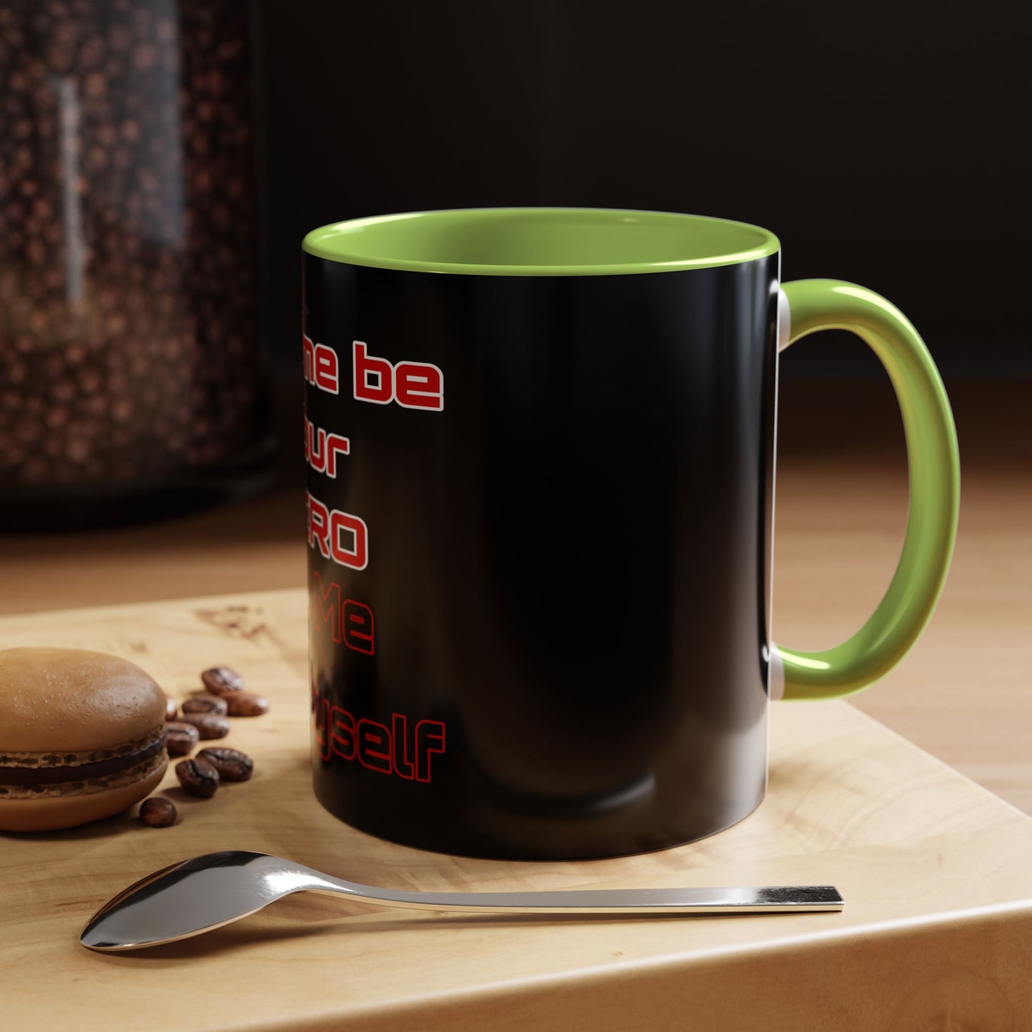 BlackOnion Coffee Mug Serial 2 with Workout Motif ‘Let me be your Hero’🫵🔥💪
