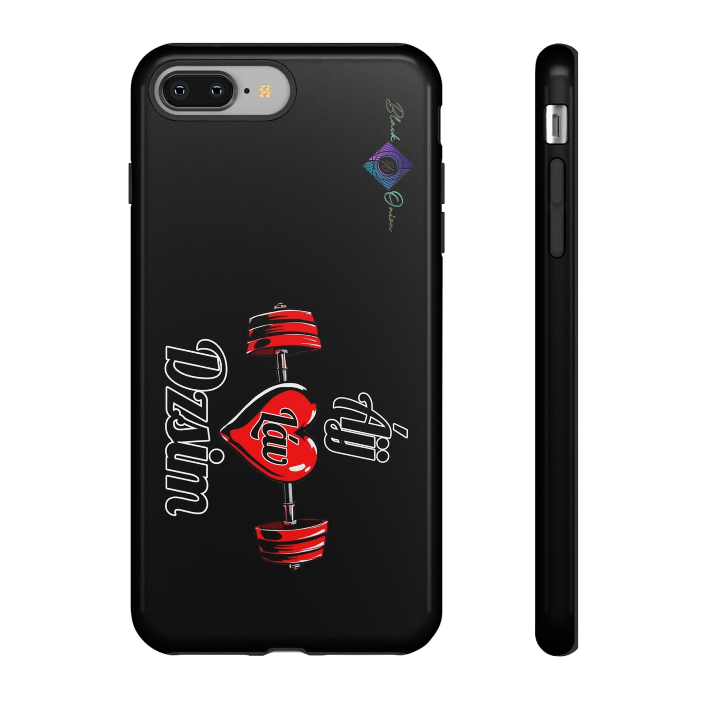BlackOnion Brand New Phone Case - with Motivational Workout Motif’Ájj Láv Dzsim ‘💪🔥🫵