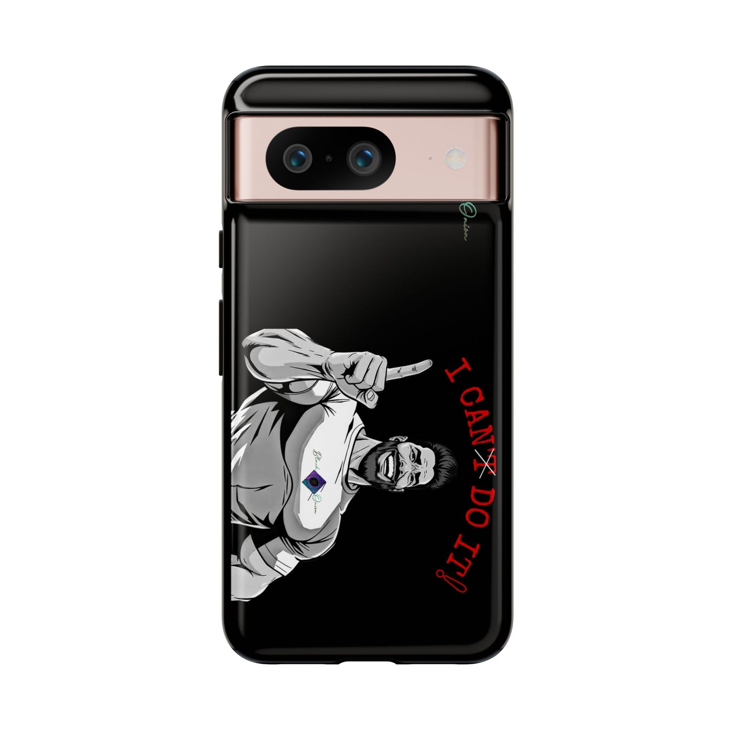 BlackOnion Brand New Phone Case - with Motivational Workout Motif’I Can Do It ‘💪🔥🫵