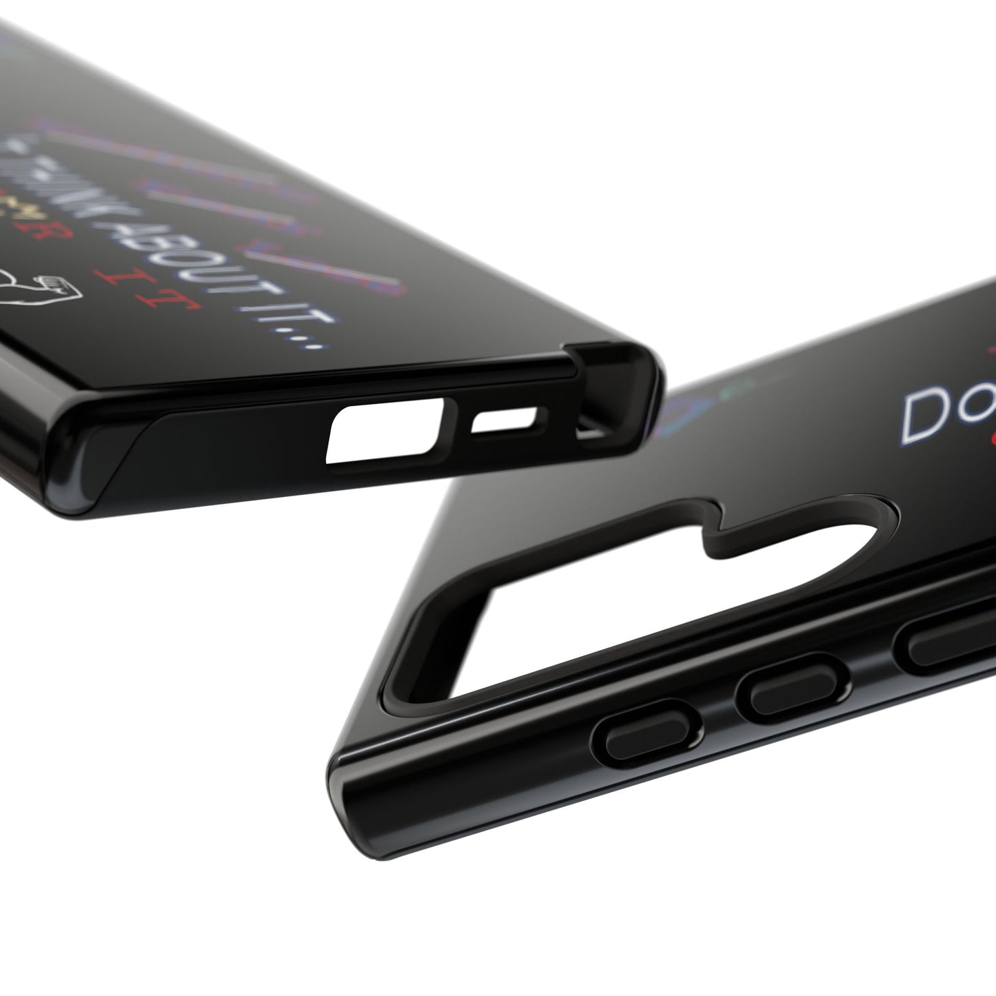 BlackOnion Brand New Phone Case - with Motivational Workout Motif’Don’t think ‘💪🔥🫵