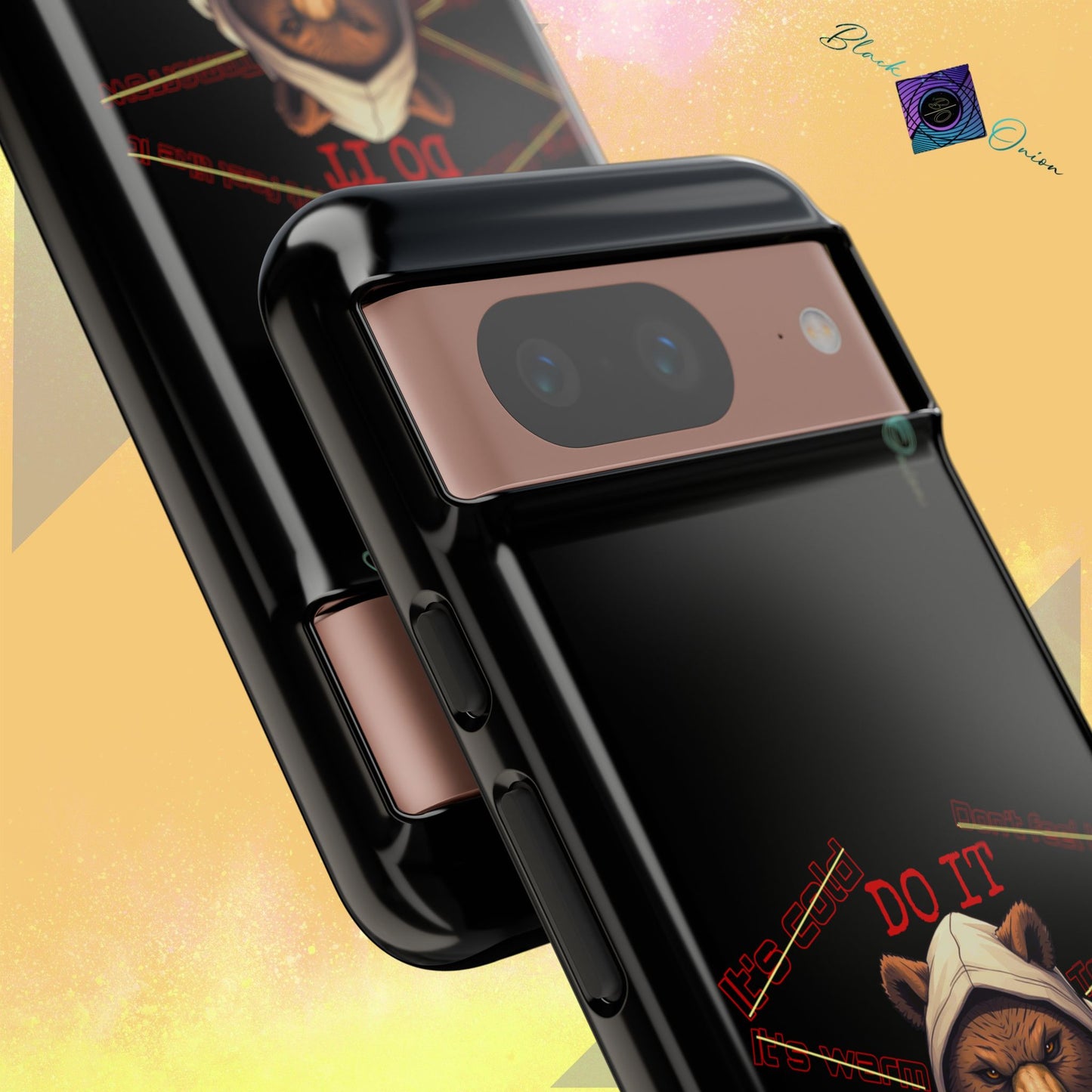 BlackOnion Brand New Phone Case - with Motivational Workout Motif’Do it ‘💪🔥🫵