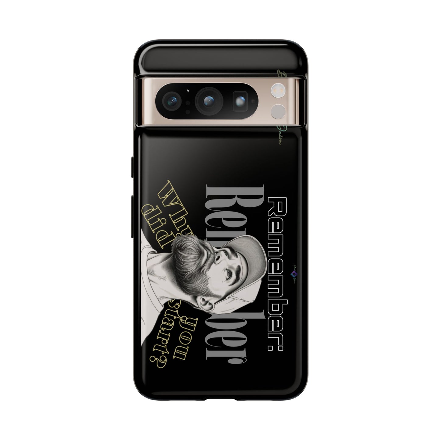 BlackOnion Brand New Phone Case - with Motivational Workout Motif’Remember ‘💪🔥🫵