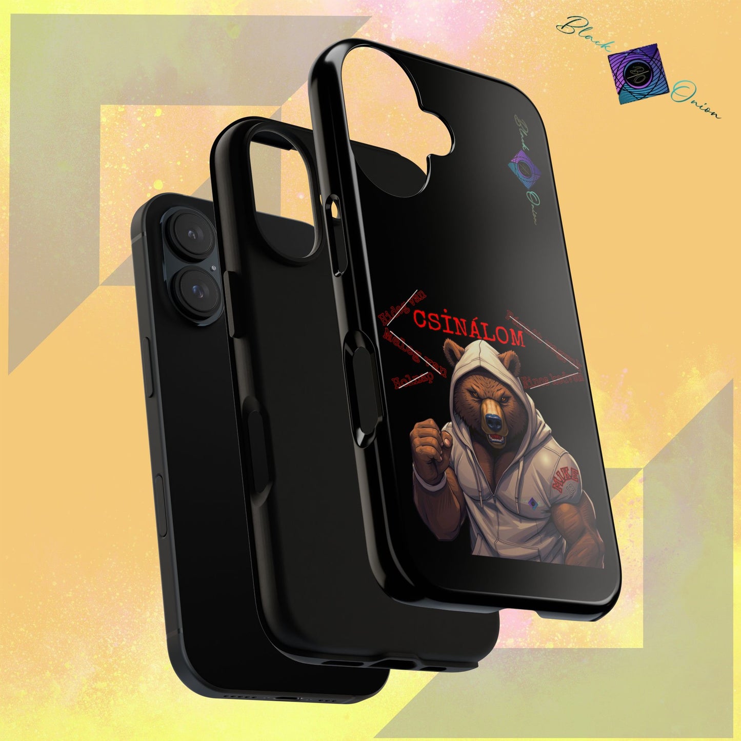 BlackOnion Brand New Phone Case - with Motivational Workout Motif ‘Csinálom ‘💪🔥🫵