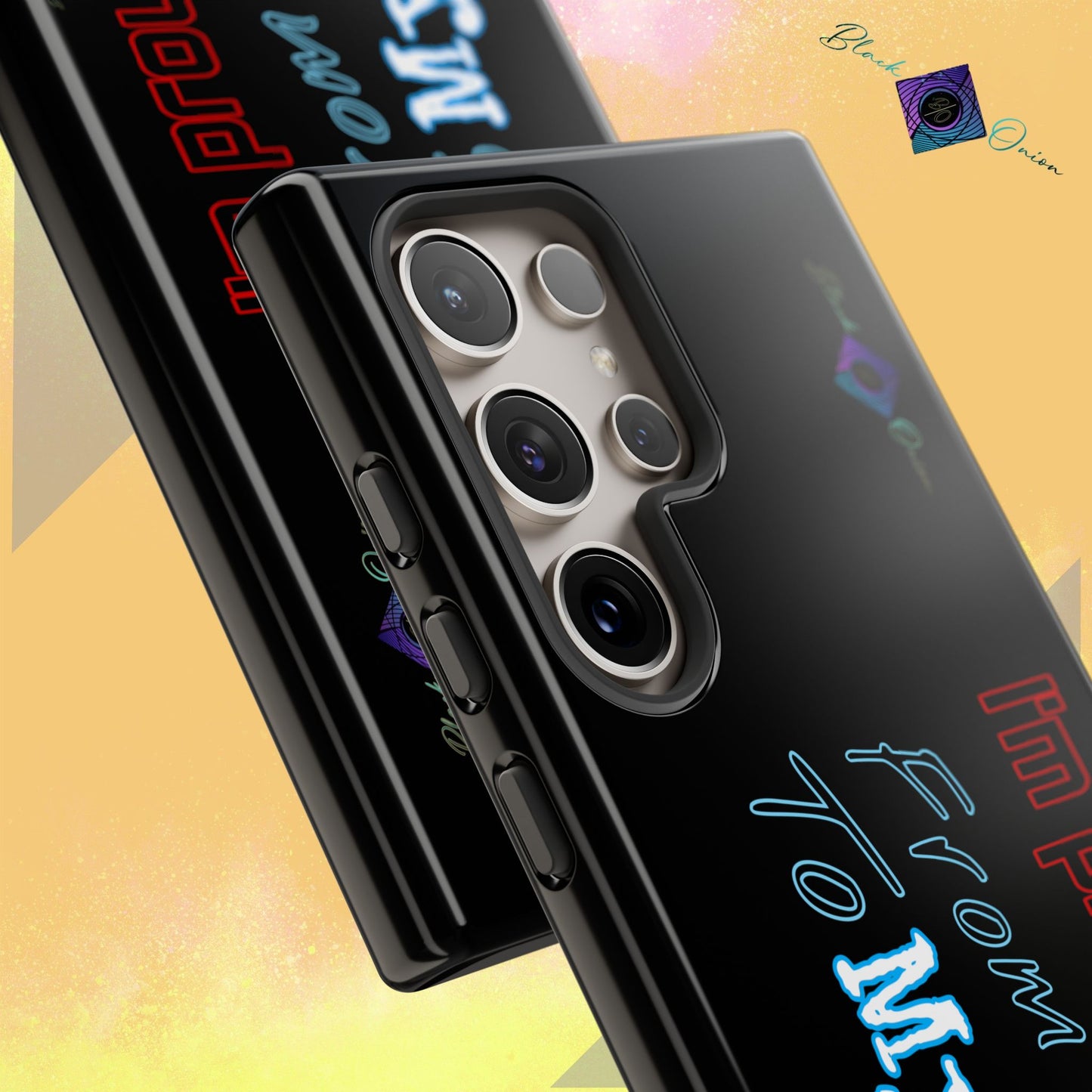 BlackOnion Brand New Phone Case - with Motivational Workout Motif’I’m proud of you ‘💪🔥🫵