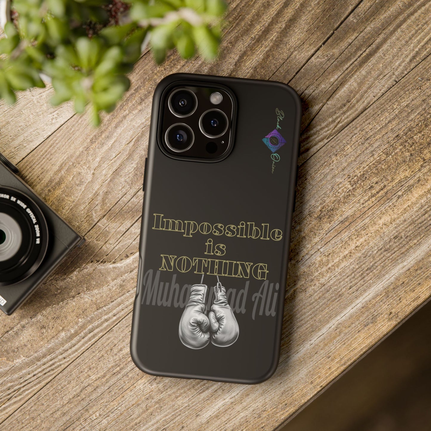 BlackOnion Brand New Phone Case - with Motivational Workout Motif ’Impossible ‘💪🔥🫵