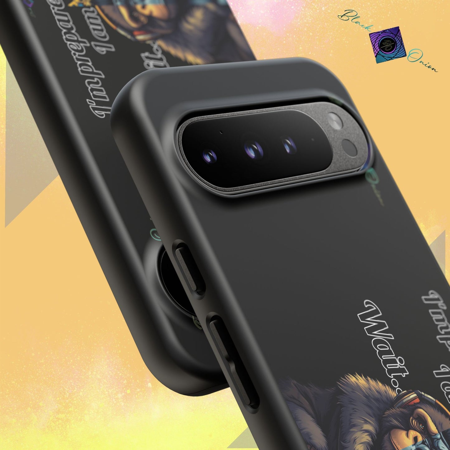 BlackOnion Brand New Phone Case - with Motivational Workout Motif’Victory 👑‘💪🔥🫵