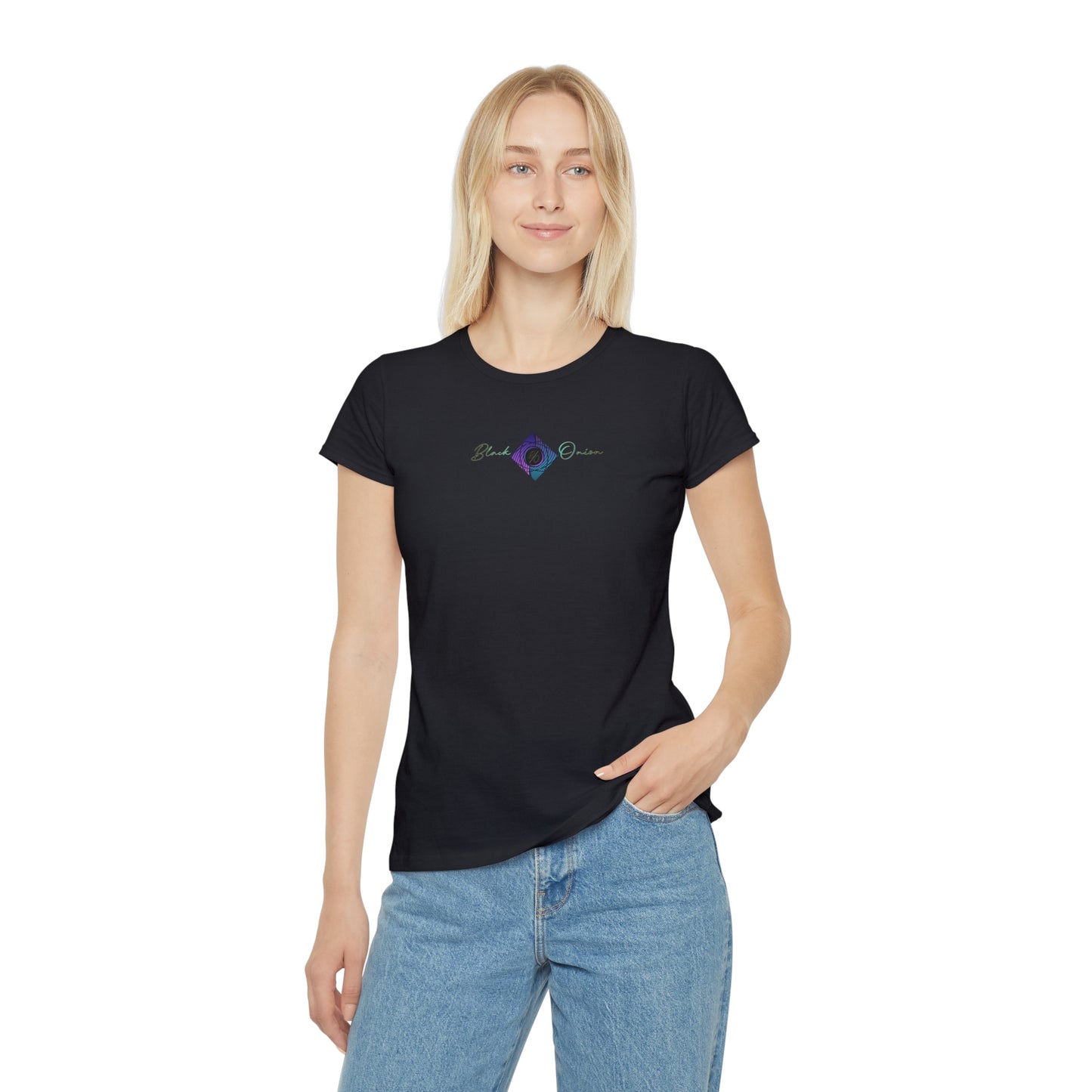 BlackOnion Women's Iconic T-Shirt - with Workout Motif ๐ฏ๐ธ๐