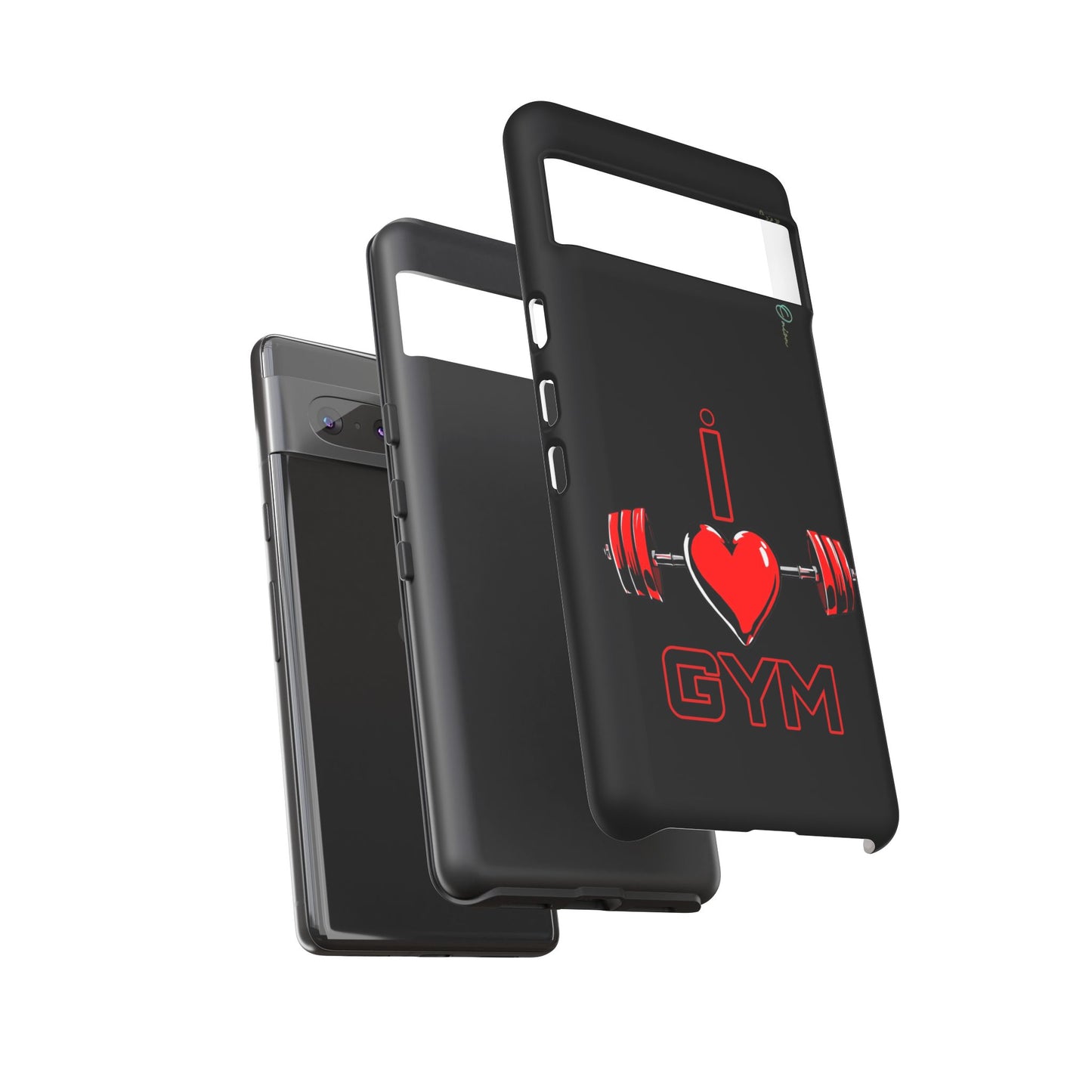 BlackOnion Brand New Phone Case - with Motivational Workout Motif’I Love Gym ‘💪🔥🫵