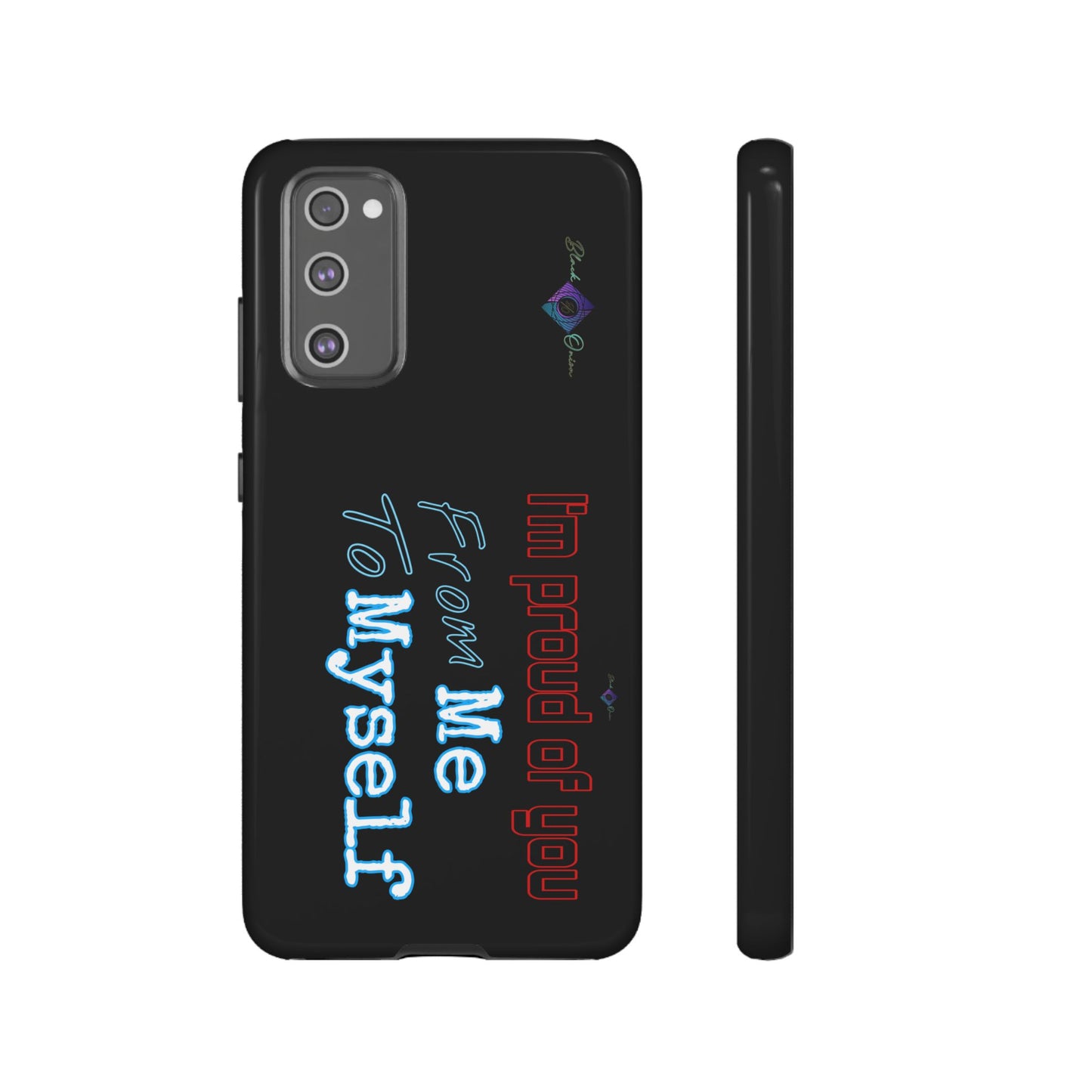 BlackOnion Brand New Phone Case - with Motivational Workout Motif’I’m proud of you ‘💪🔥🫵