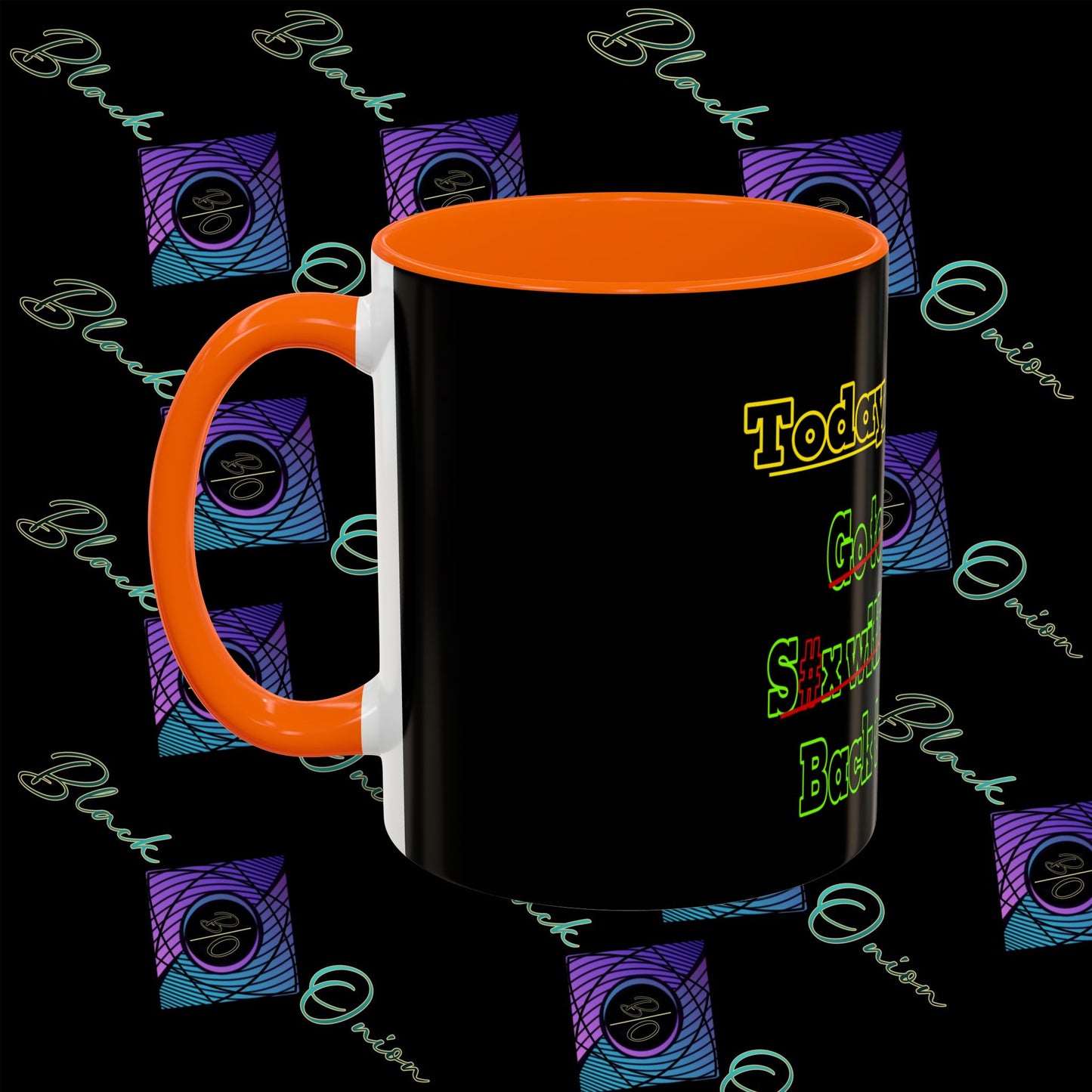 BlackOnion Coffee Mug 2 with Workout Motif ‘Today To Do List V2’🫵🔥💪
