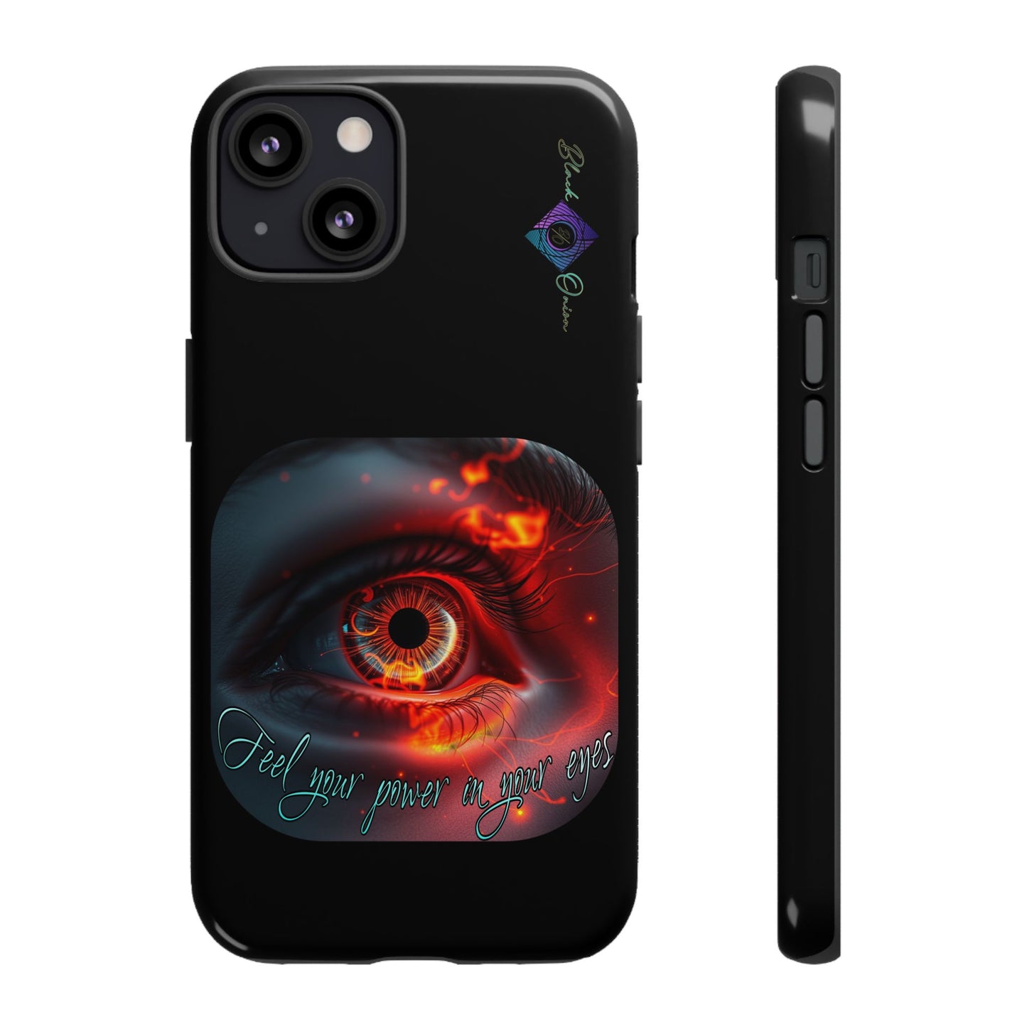 BlackOnion Brand New Phone Case - with Motivational Workout Motif ’Feel your power ‘💪🔥🫵