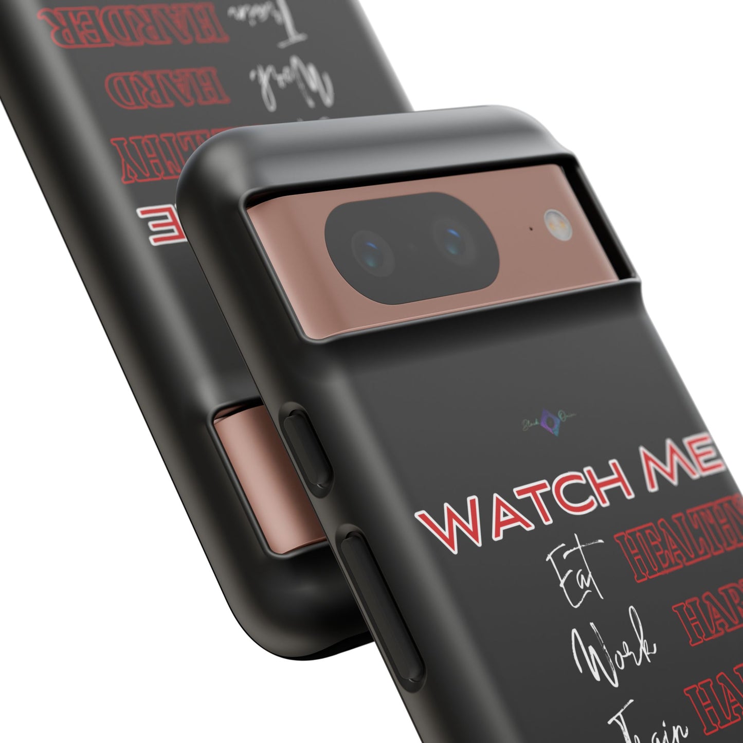 BlackOnion Phone Case -with Motivational Motif 'Watch Me' 💪🔥🫵