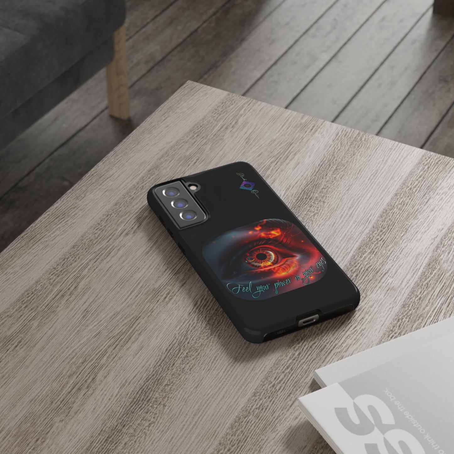 BlackOnion Brand New Phone Case - with Motivational Workout Motif ’Feel your power ‘💪🔥🫵