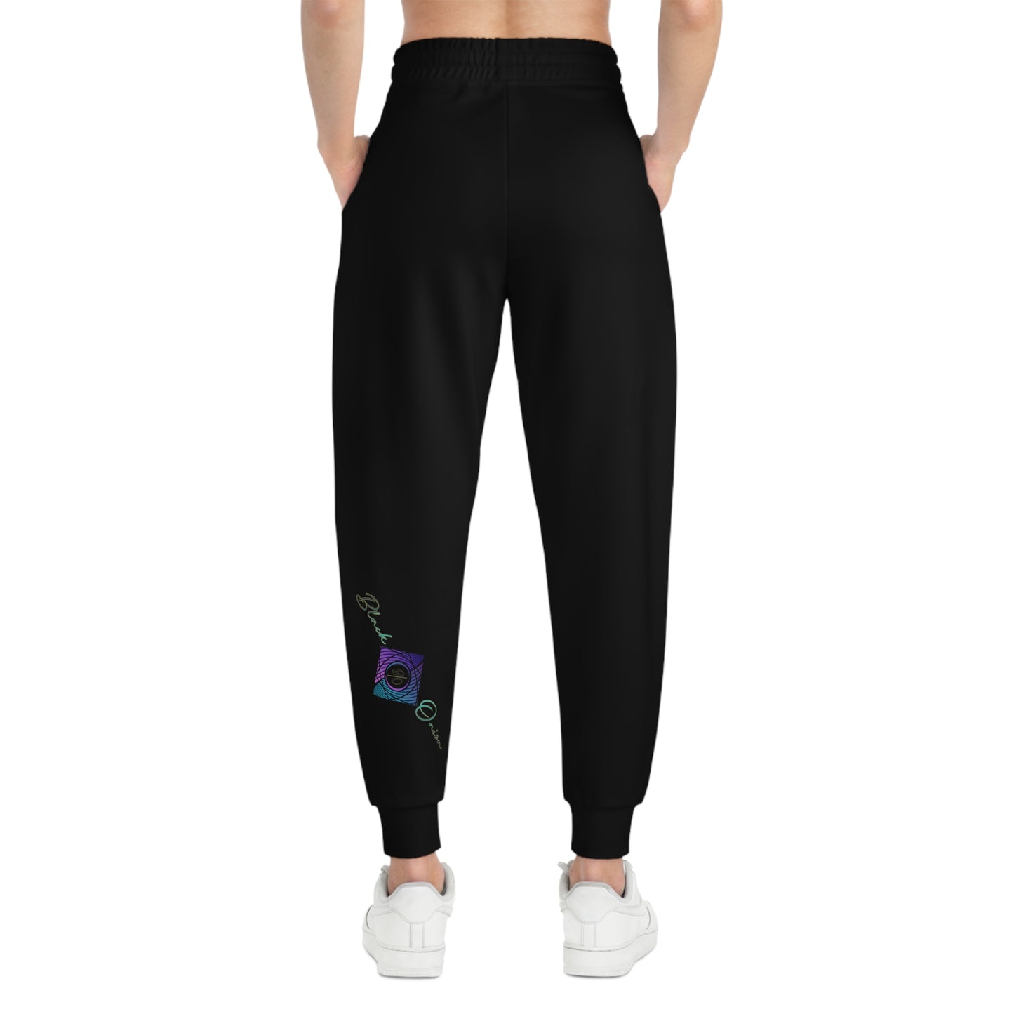 BlackOnion Trendy Athletic Joggers with Workout Motif 🔥💪🫵