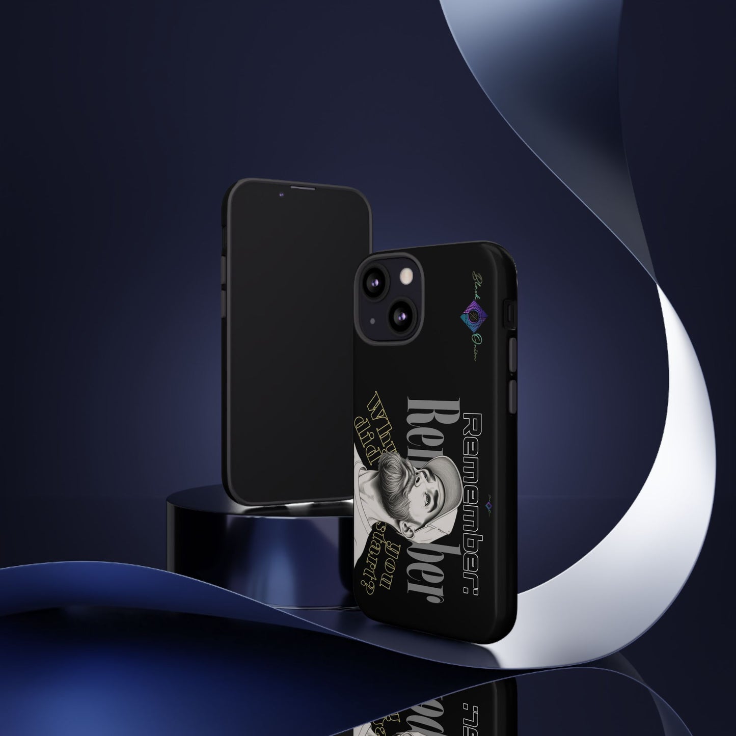 BlackOnion Brand New Phone Case - with Motivational Workout Motif’Remember ‘💪🔥🫵