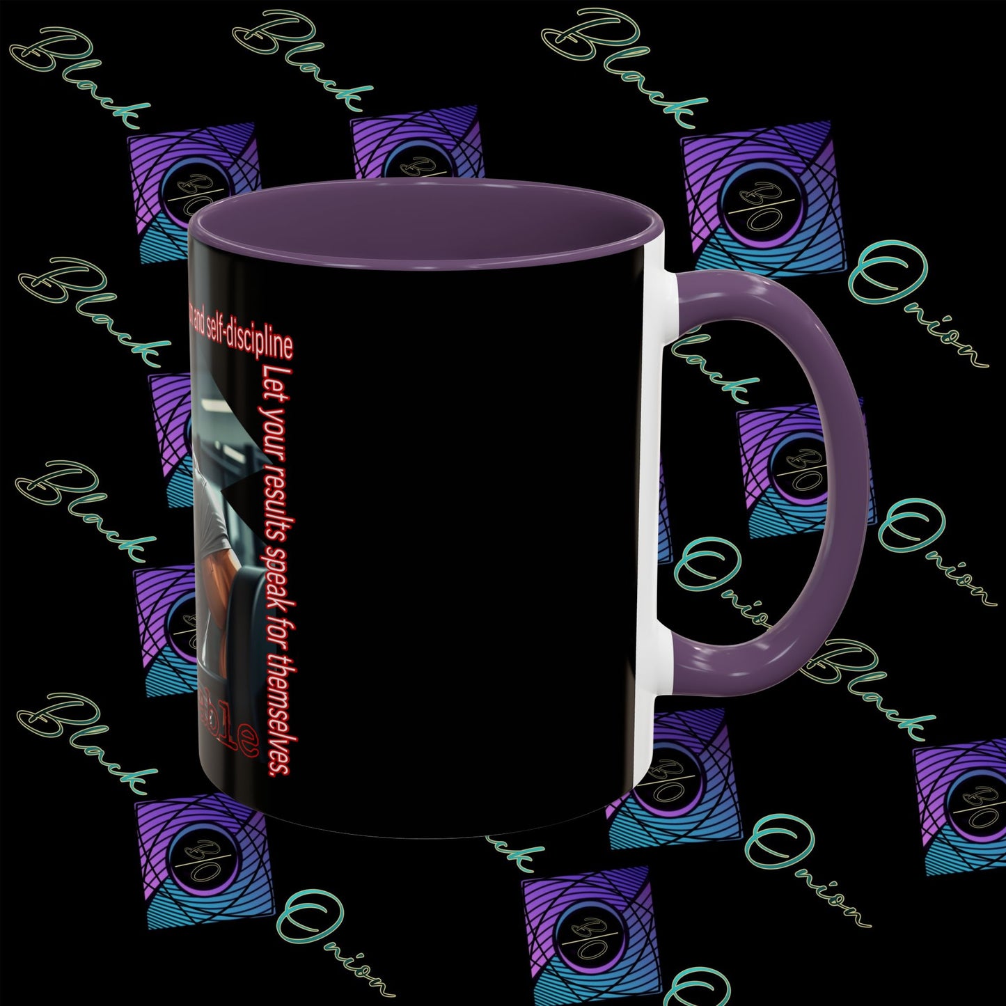 BlackOnion Coffee Mug Serial 2 with Workout Motif ‘Unstoppable’🫵🔥💪