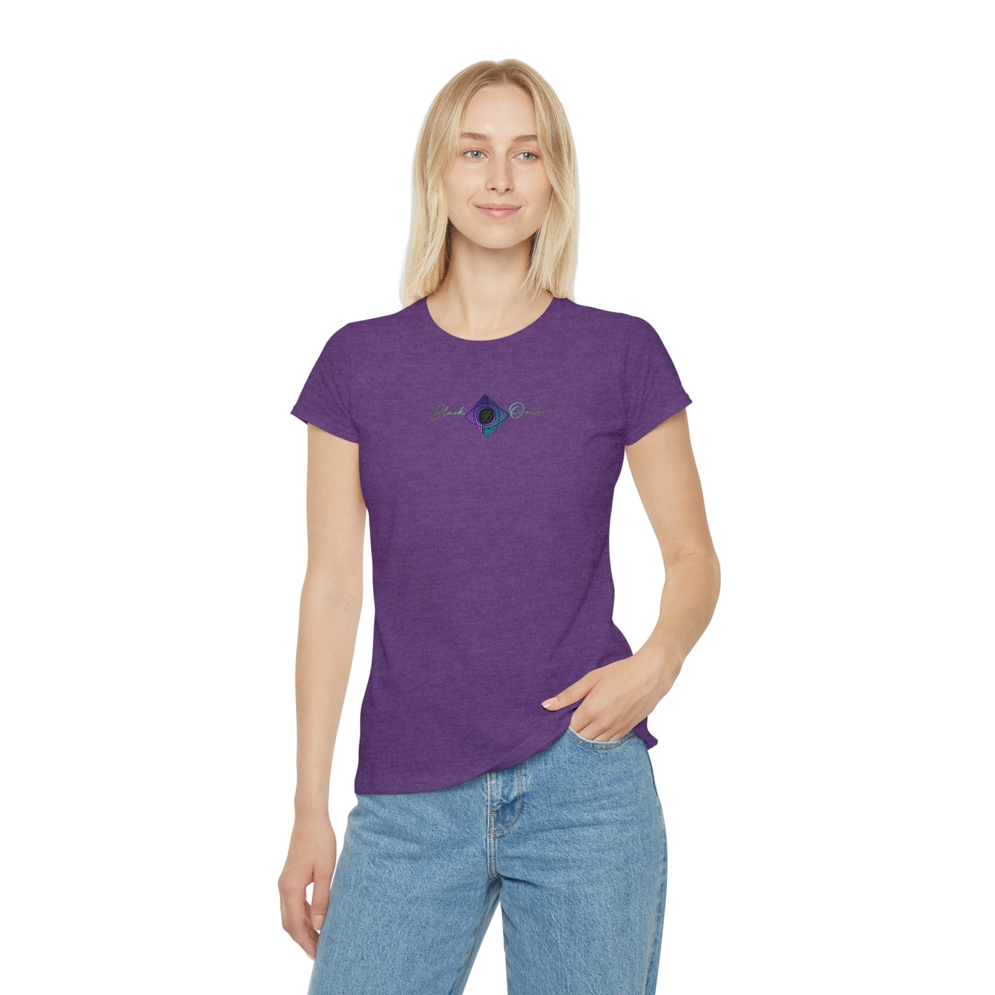 BlackOnion Women's Iconic T-Shirt - with Workout Motif ๐ฏ๐ธ๐