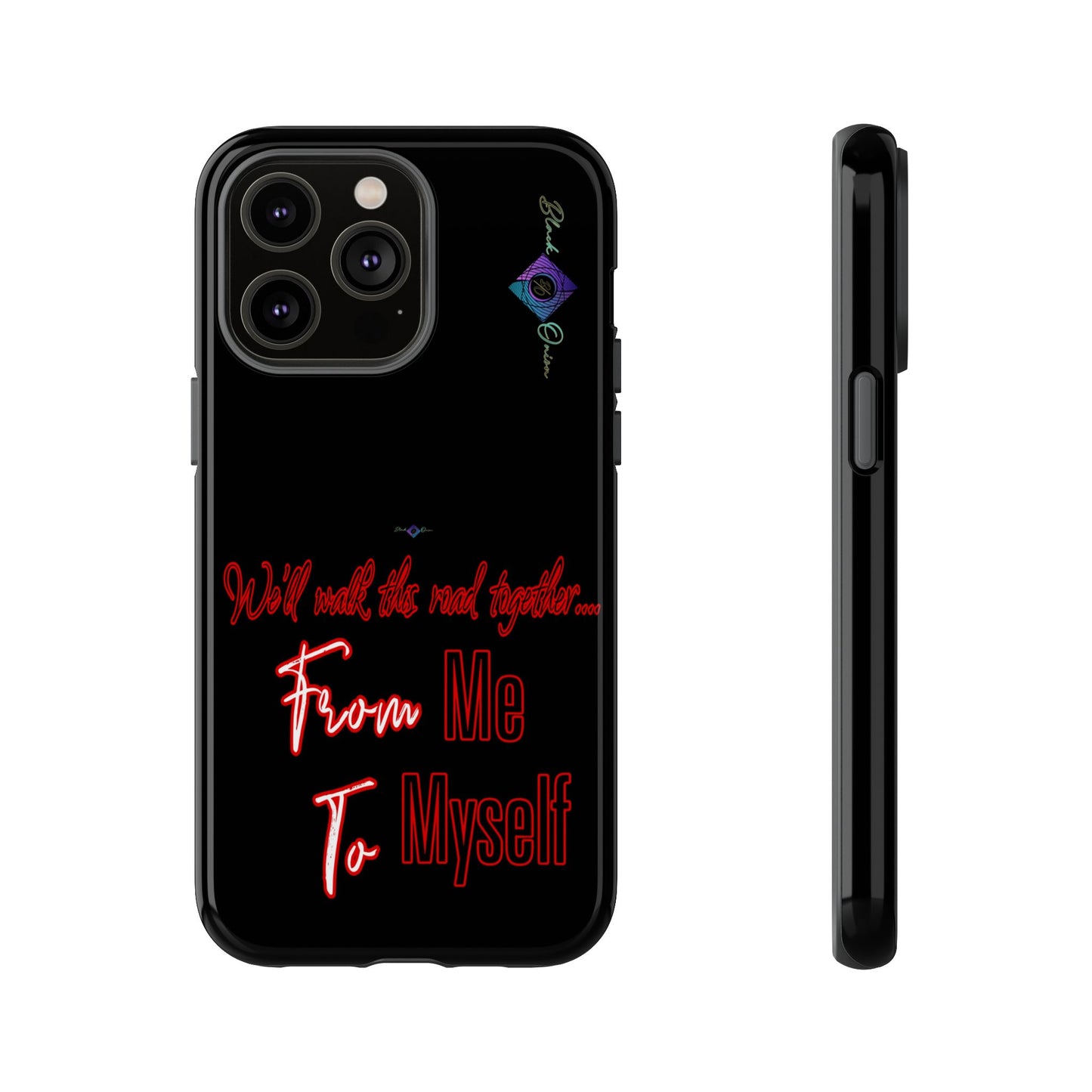 BlackOnion Brand New Phone Case - with Motivational Workout Motif’We’ll walk ‘💪🔥🫵