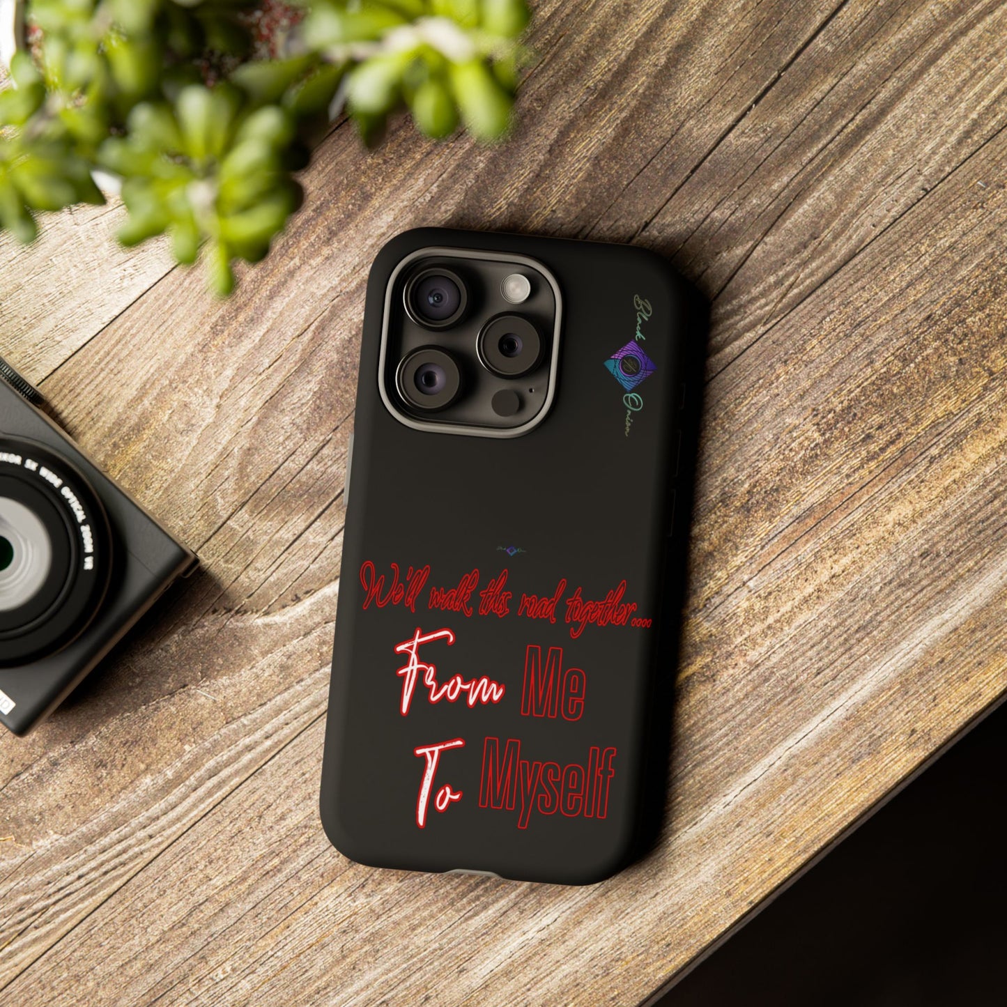 BlackOnion Brand New Phone Case - with Motivational Workout Motif’We’ll walk ‘💪🔥🫵
