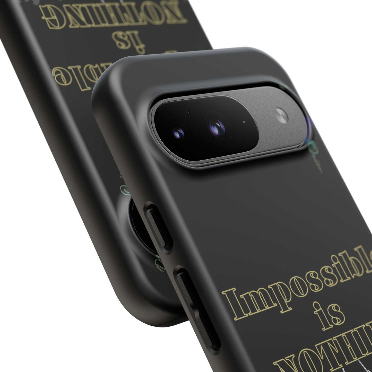 BlackOnion Brand New Phone Case - with Motivational Workout Motif ’Impossible ‘💪🔥🫵
