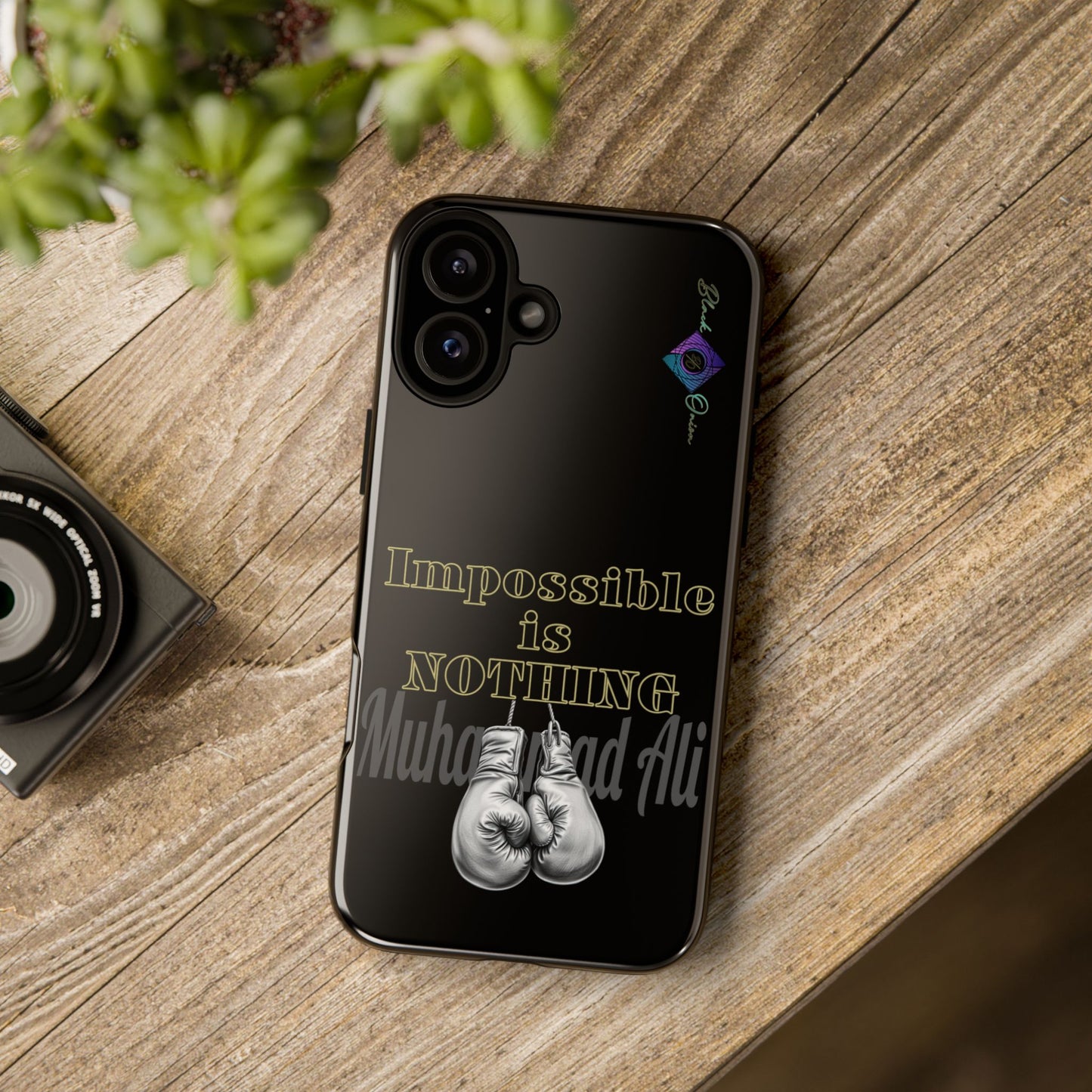 BlackOnion Brand New Phone Case - with Motivational Workout Motif ’Impossible ‘💪🔥🫵