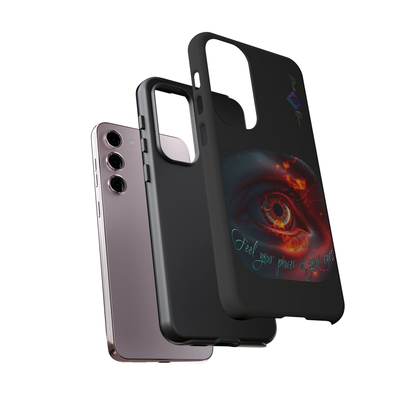 BlackOnion Brand New Phone Case - with Motivational Workout Motif ’Feel your power ‘💪🔥🫵