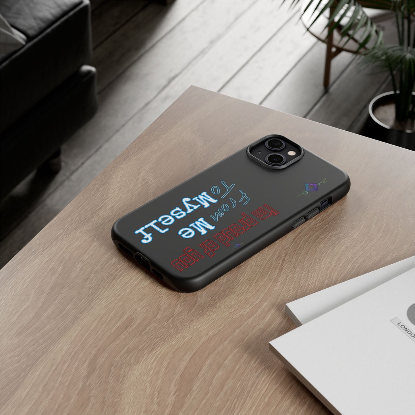 BlackOnion Brand New Phone Case - with Motivational Workout Motif’I’m proud of you ‘💪🔥🫵