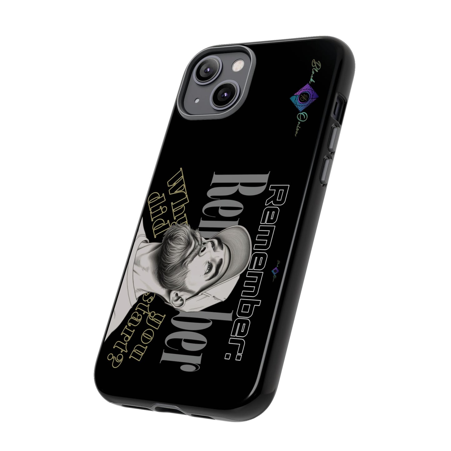 BlackOnion Brand New Phone Case - with Motivational Workout Motif’Remember ‘💪🔥🫵