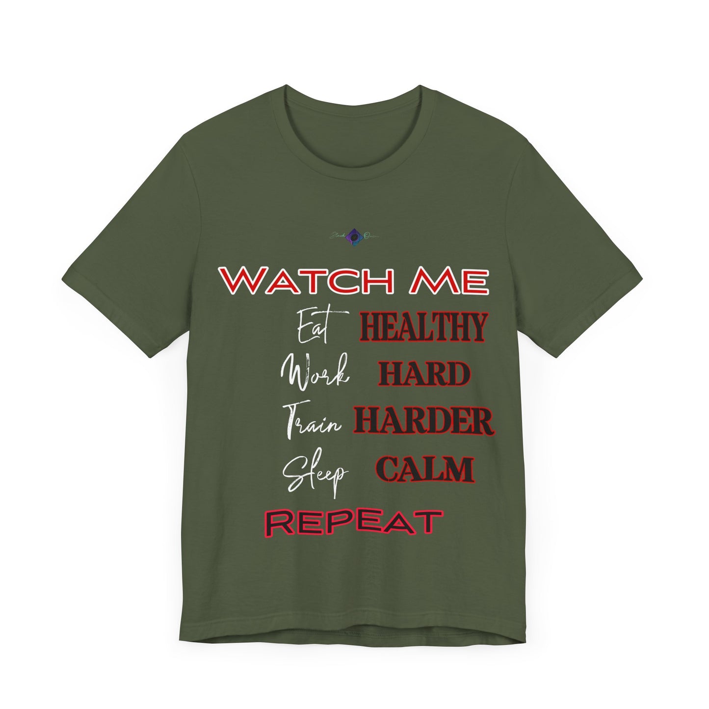 BlackOnion "Watch Me" T-Shirt with Workout Motif V3 ๐ช๐ฅ