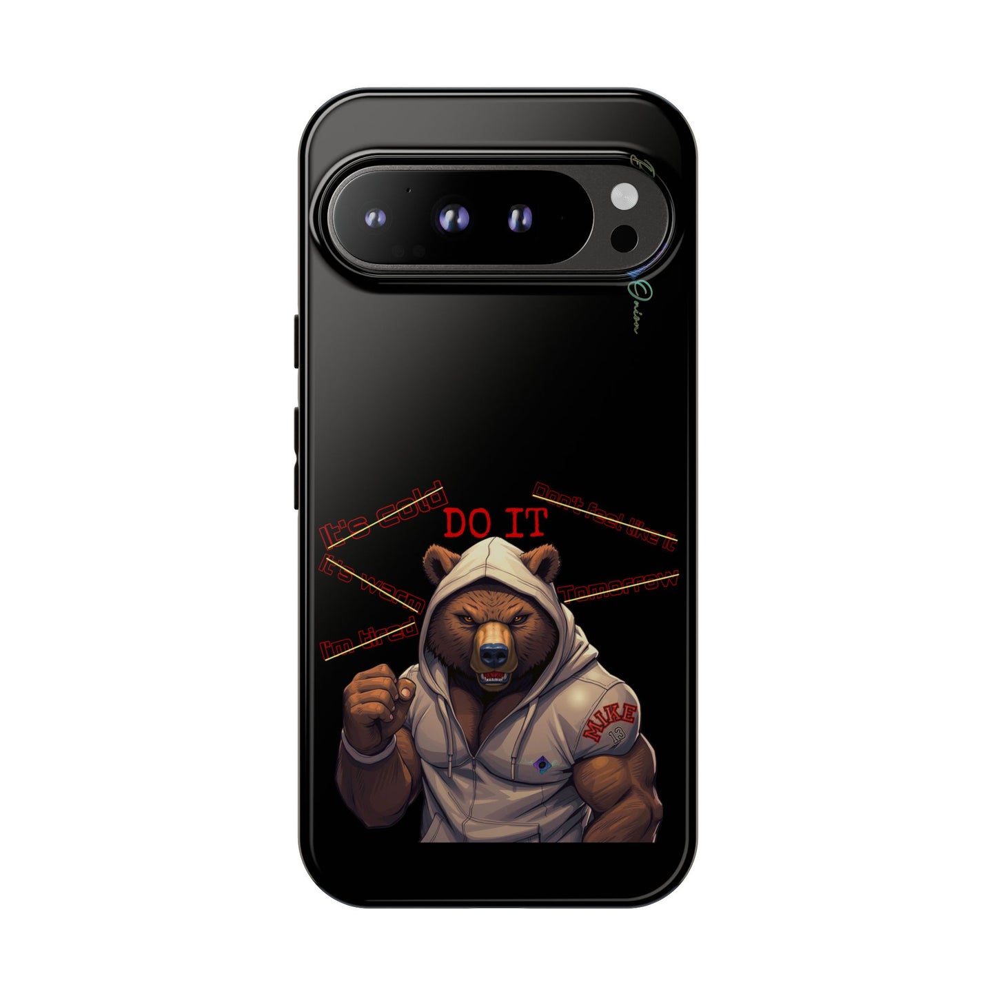 BlackOnion Brand New Phone Case - with Motivational Workout Motif’Do it ‘💪🔥🫵