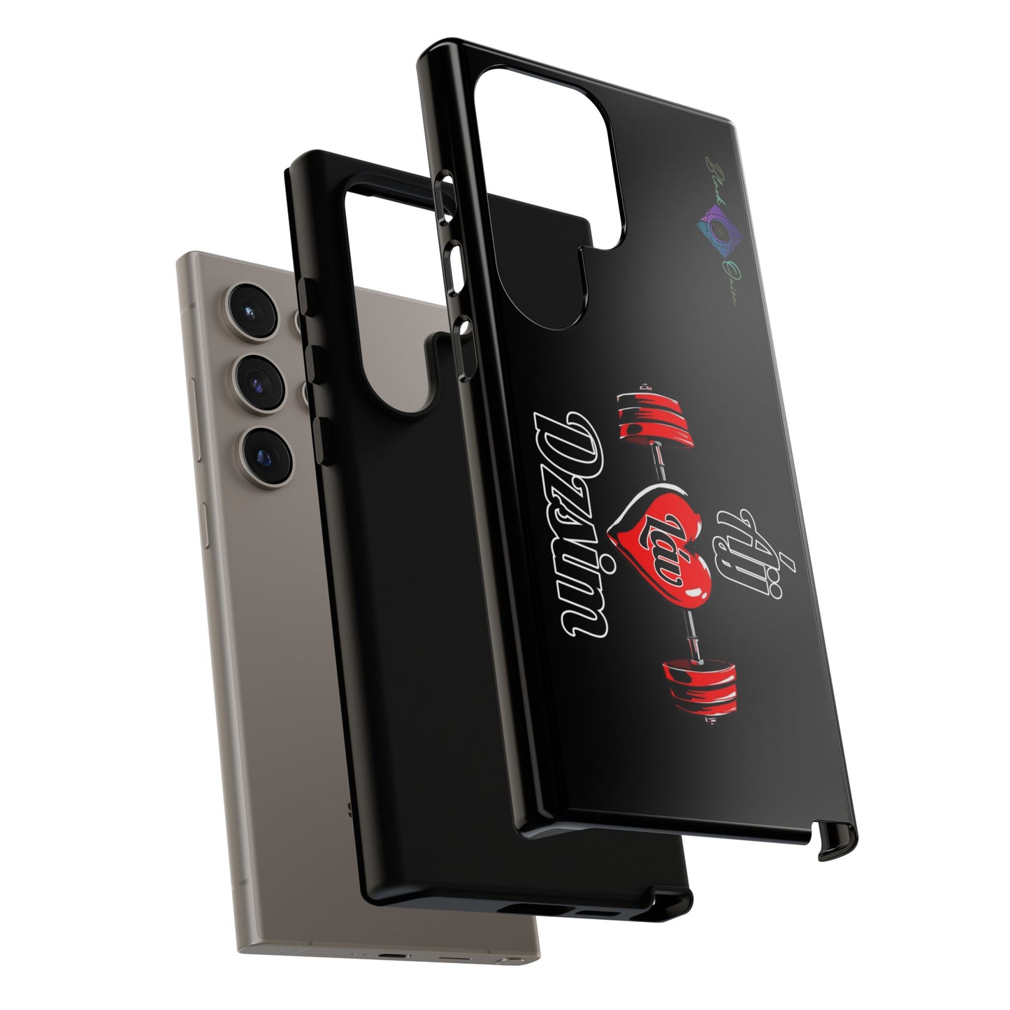 BlackOnion Brand New Phone Case - with Motivational Workout Motif’Ájj Láv Dzsim ‘💪🔥🫵