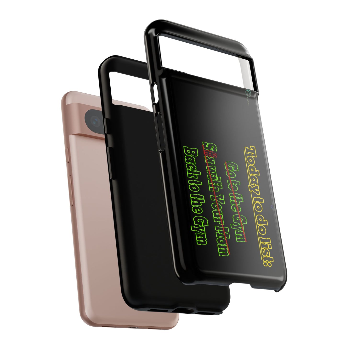 BlackOnion Brand New Phone Case - with Motivational Workout Motif’Today To Do List V2 ‘💪🔥🫵