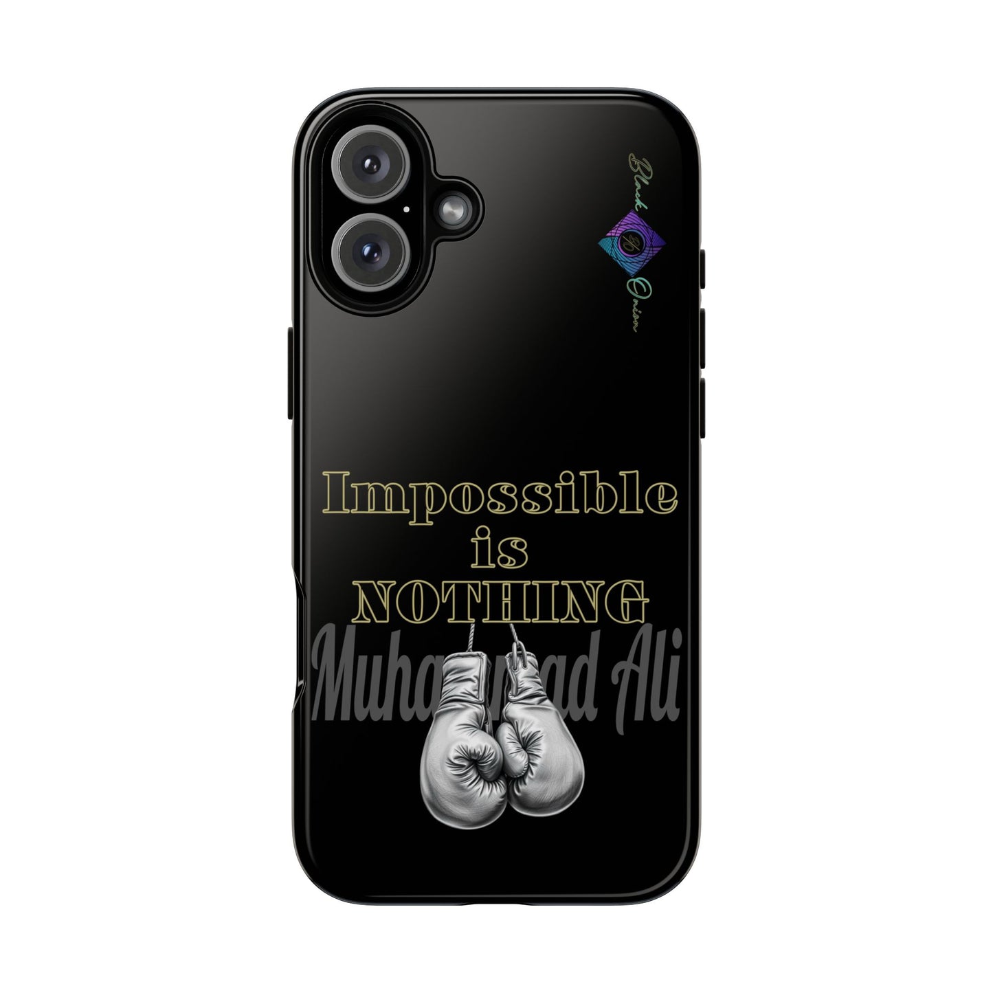 BlackOnion Brand New Phone Case - with Motivational Workout Motif ’Impossible ‘💪🔥🫵