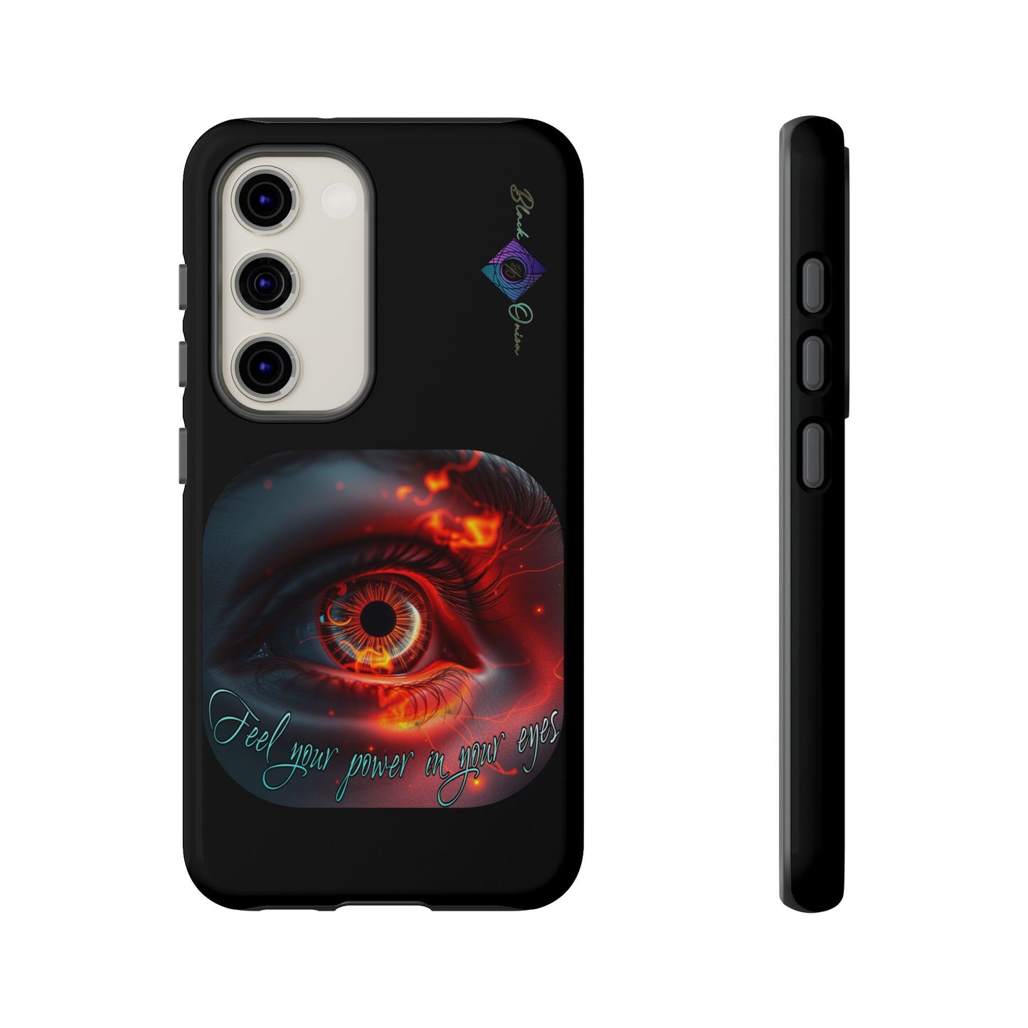 BlackOnion Brand New Phone Case - with Motivational Workout Motif ’Feel your power ‘💪🔥🫵