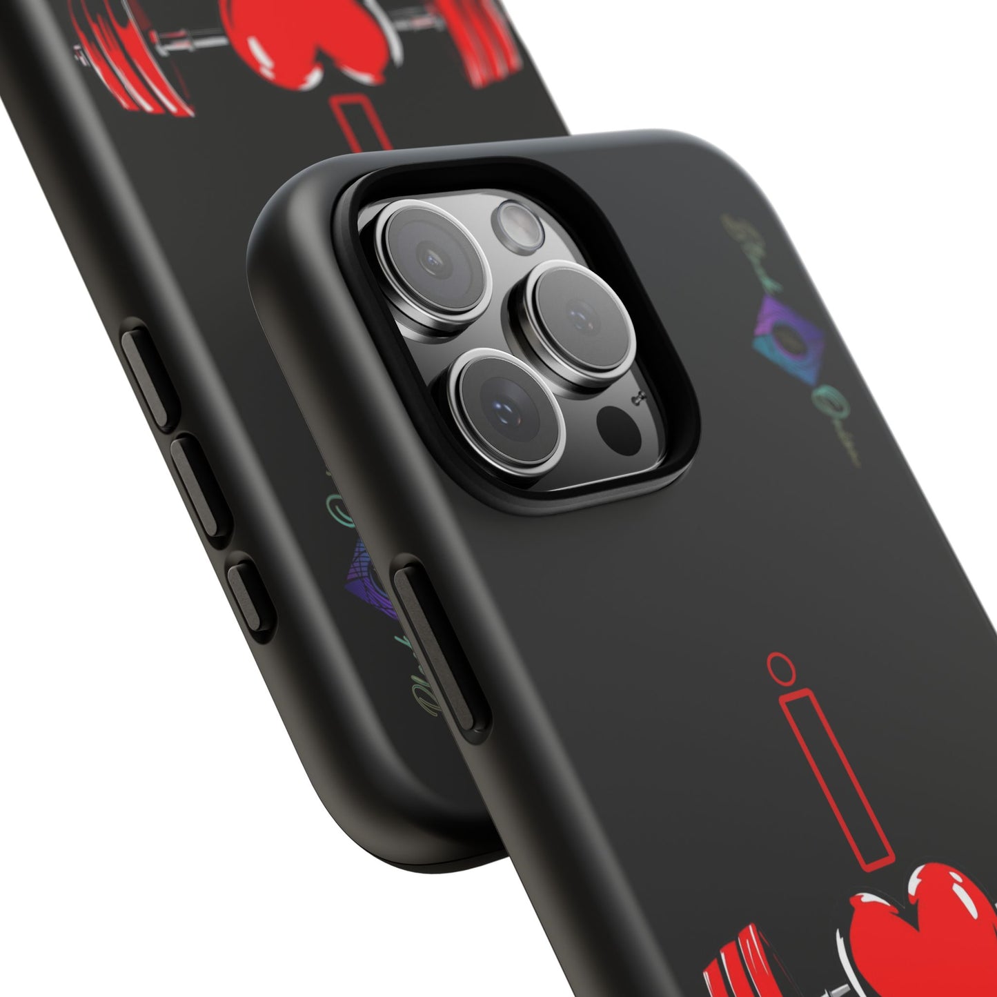 BlackOnion Brand New Phone Case - with Motivational Workout Motif’I Love Gym ‘💪🔥🫵