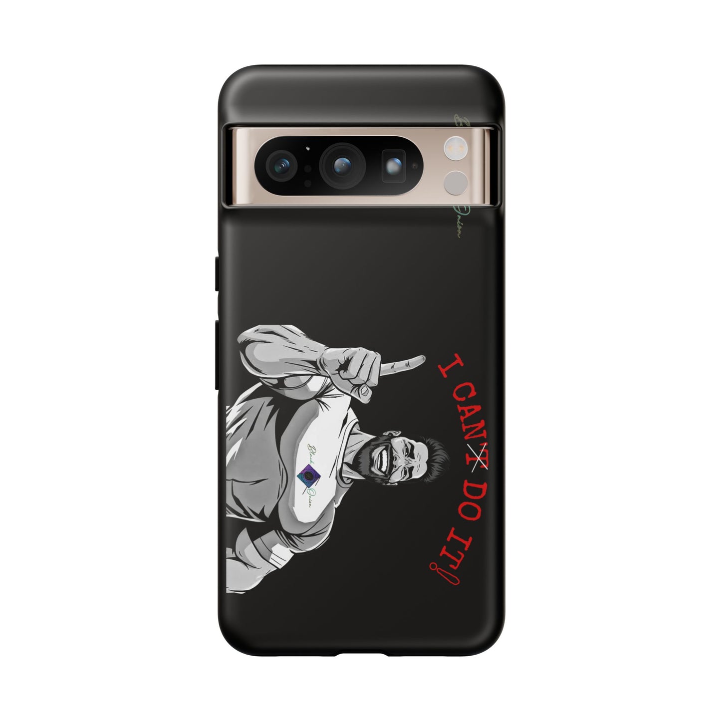 BlackOnion Brand New Phone Case - with Motivational Workout Motif’I Can Do It ‘💪🔥🫵