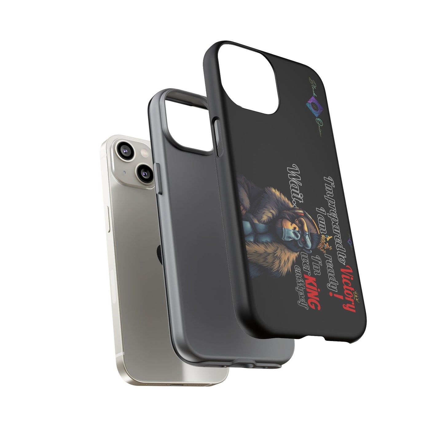 BlackOnion Brand New Phone Case - with Motivational Workout Motif’Victory 👑‘💪🔥🫵