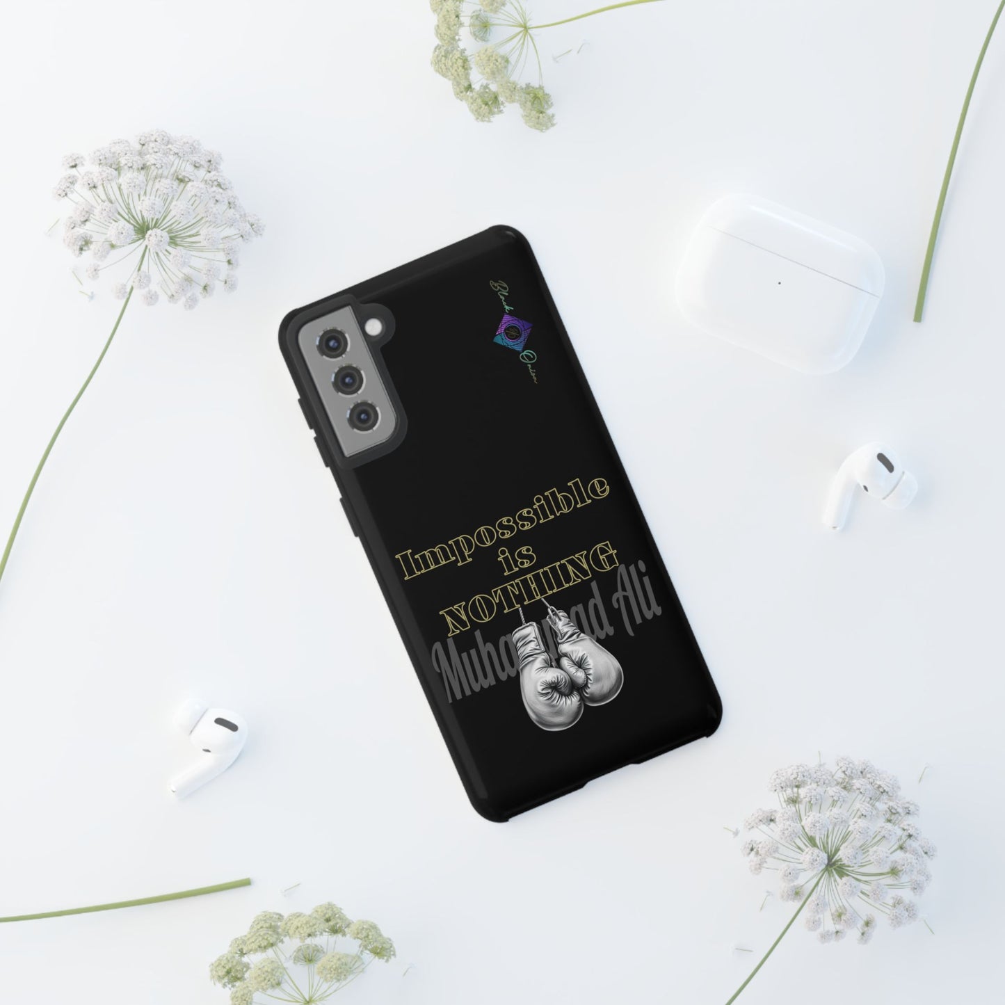 BlackOnion Brand New Phone Case - with Motivational Workout Motif ’Impossible ‘💪🔥🫵