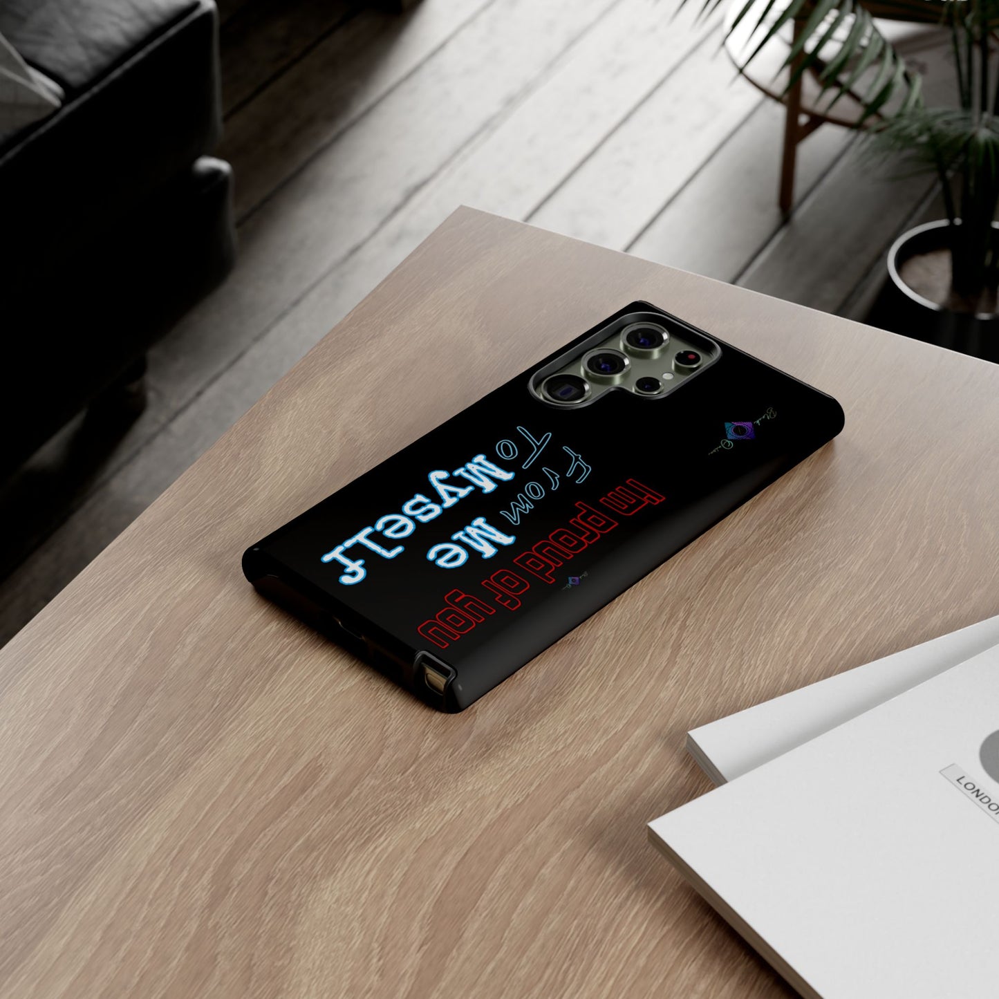 BlackOnion Brand New Phone Case - with Motivational Workout Motif’I’m proud of you ‘💪🔥🫵