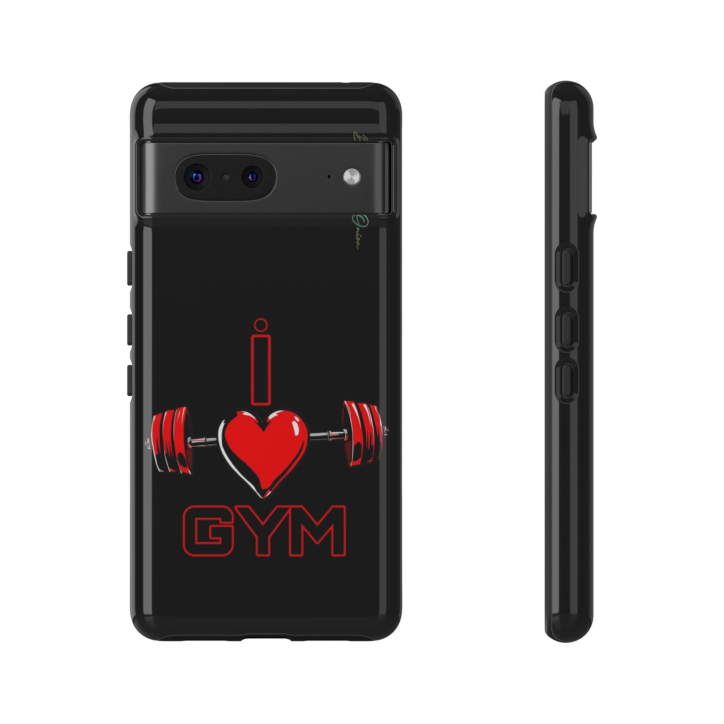 BlackOnion Brand New Phone Case - with Motivational Workout Motif’I Love Gym ‘💪🔥🫵