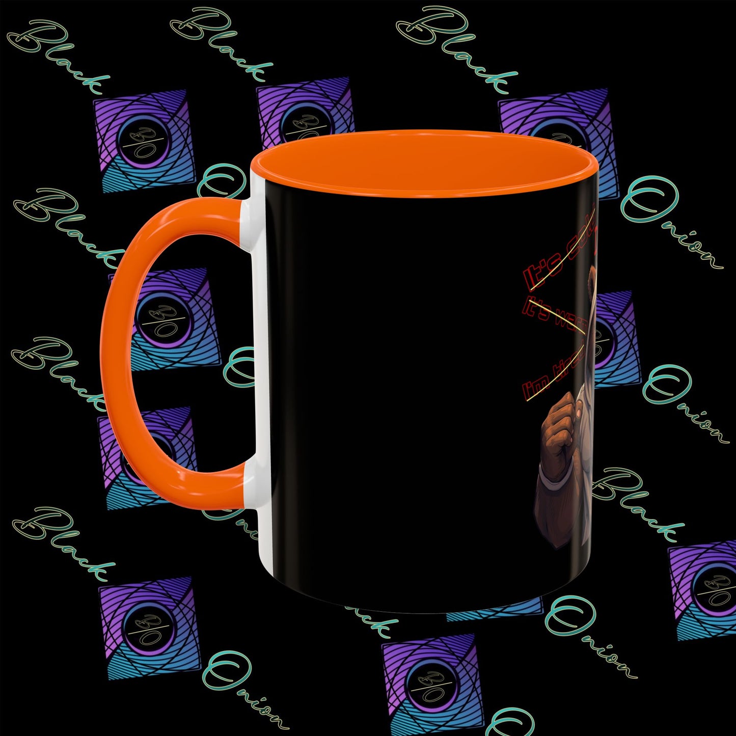 BlackOnion Coffee Mug - 11oz with Workout Motif ‘Mike 13’🔥💪🫵