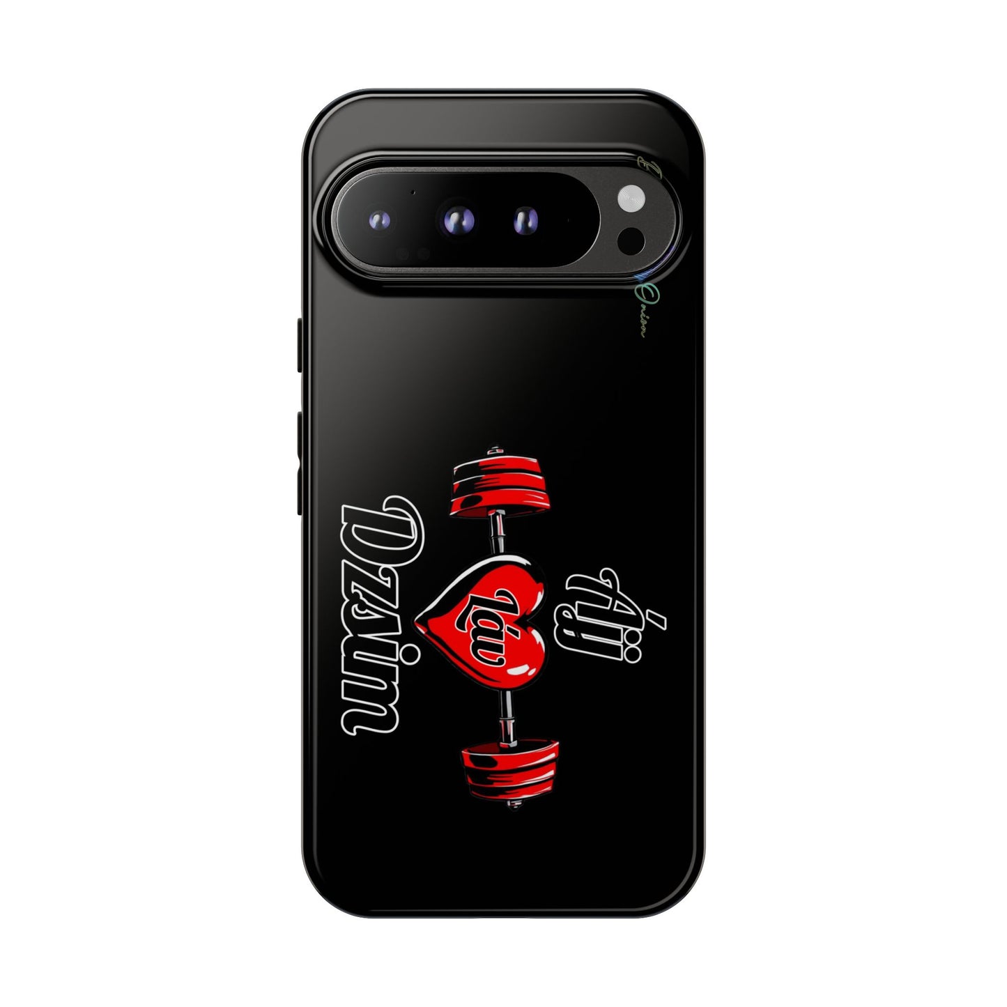 BlackOnion Brand New Phone Case - with Motivational Workout Motif’Ájj Láv Dzsim ‘💪🔥🫵