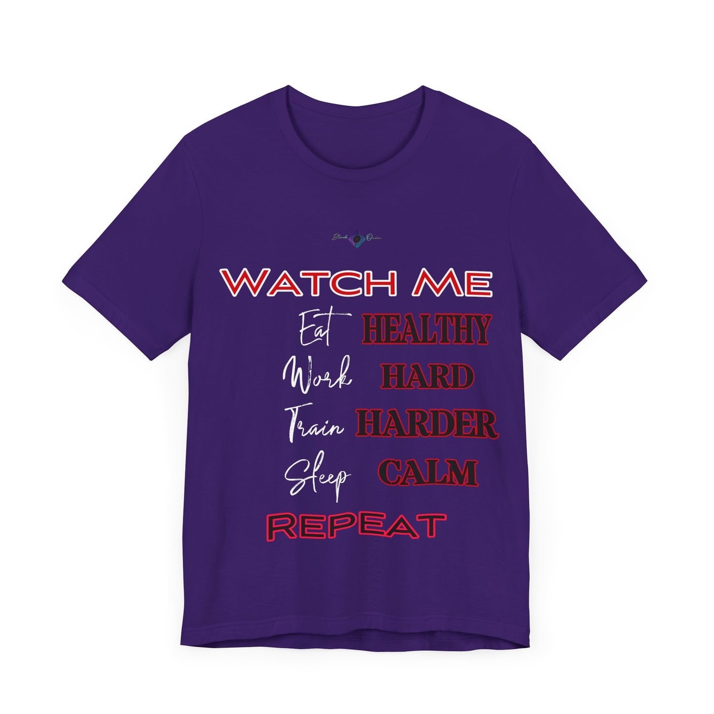 BlackOnion "Watch Me" T-Shirt with Workout Motif V3 ๐ช๐ฅ