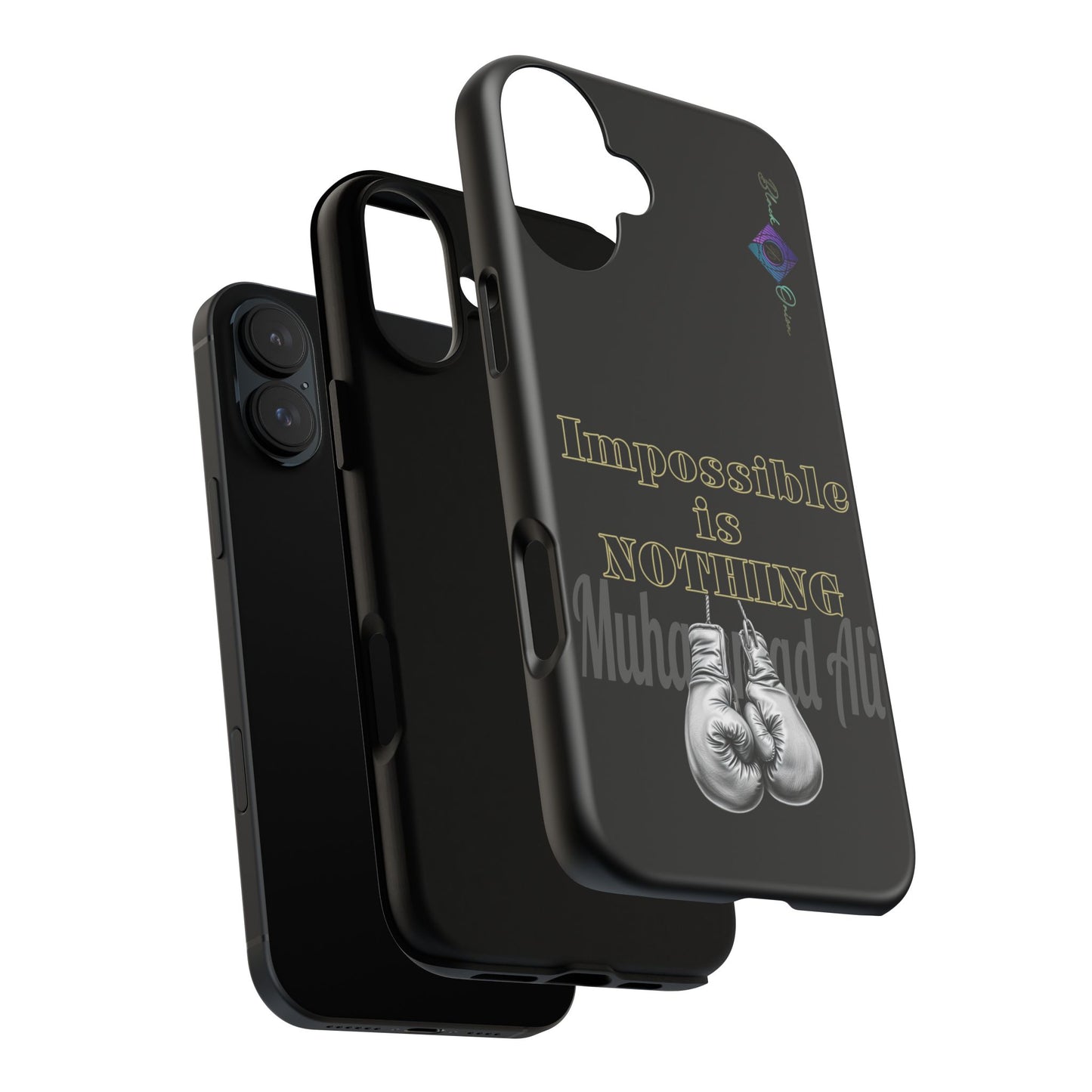 BlackOnion Brand New Phone Case - with Motivational Workout Motif ’Impossible ‘💪🔥🫵
