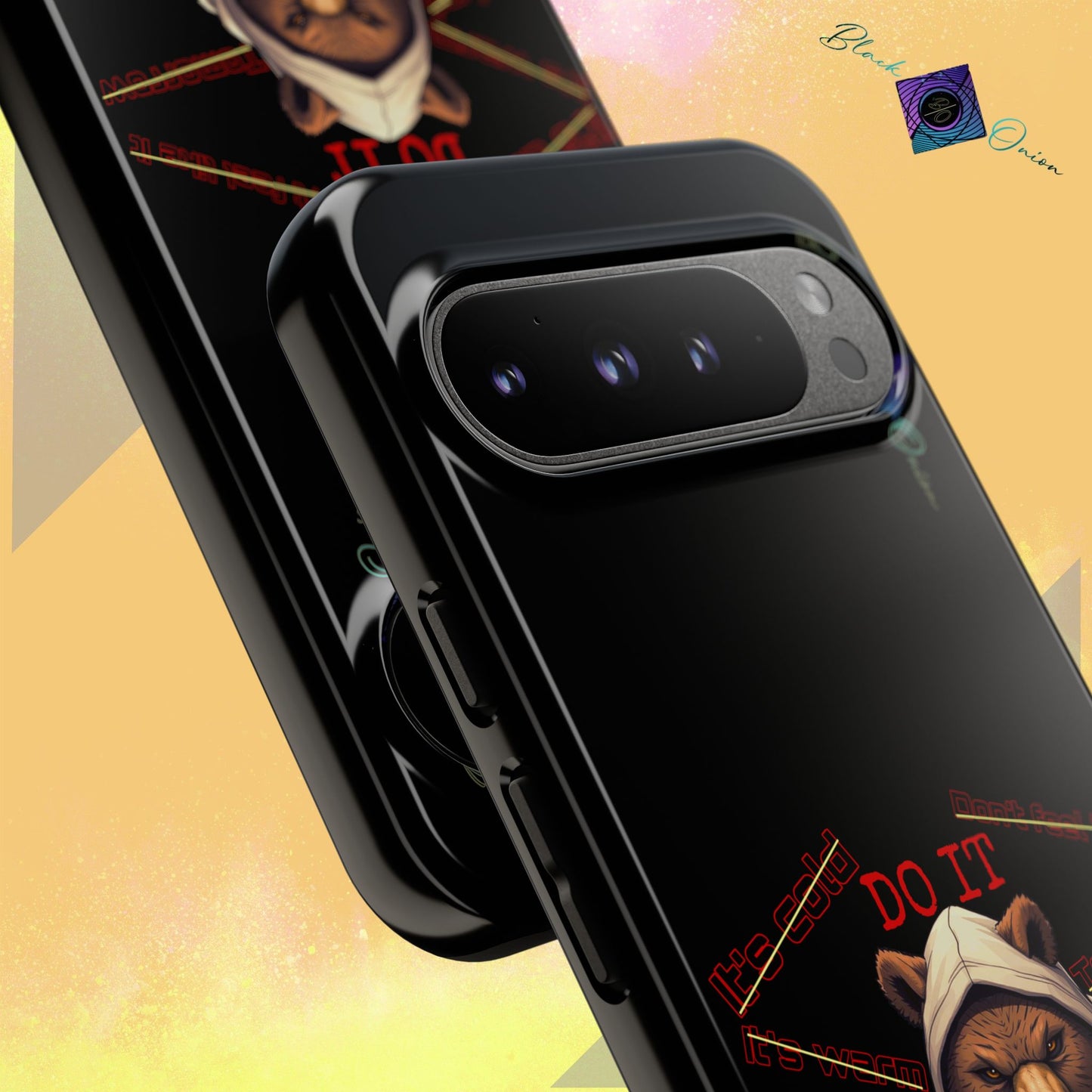 BlackOnion Brand New Phone Case - with Motivational Workout Motif’Do it ‘💪🔥🫵
