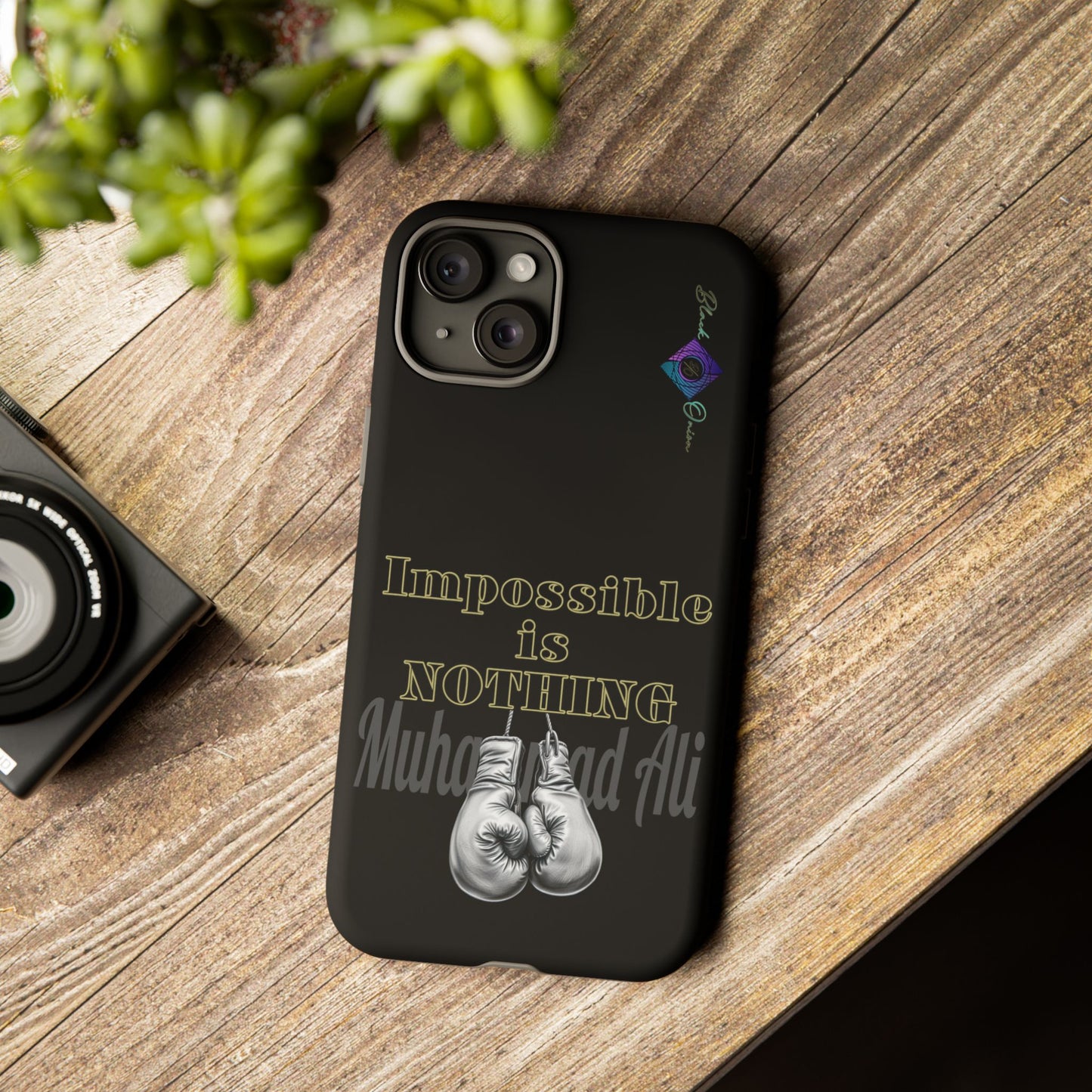BlackOnion Brand New Phone Case - with Motivational Workout Motif ’Impossible ‘💪🔥🫵