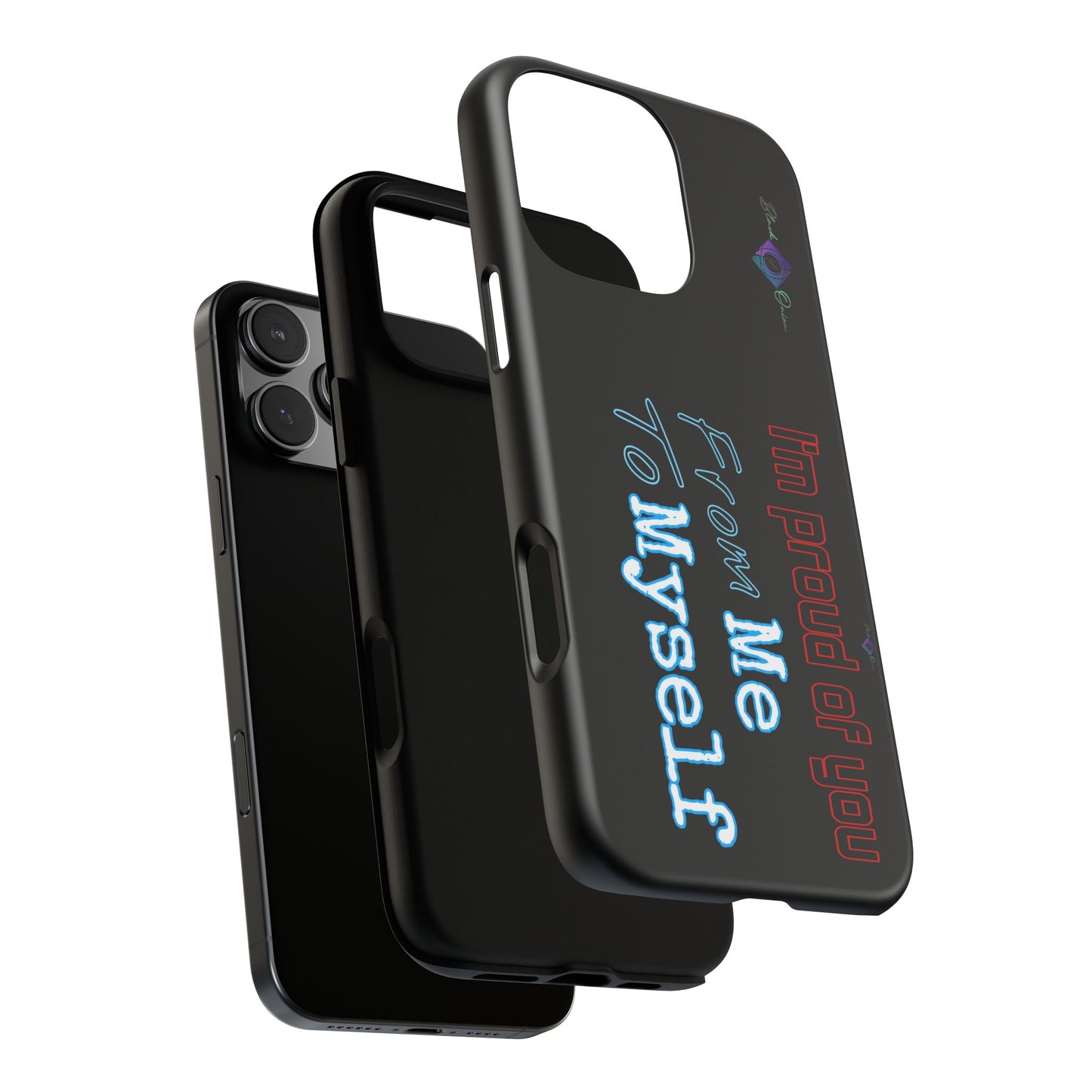 BlackOnion Brand New Phone Case - with Motivational Workout Motif’I’m proud of you ‘💪🔥🫵