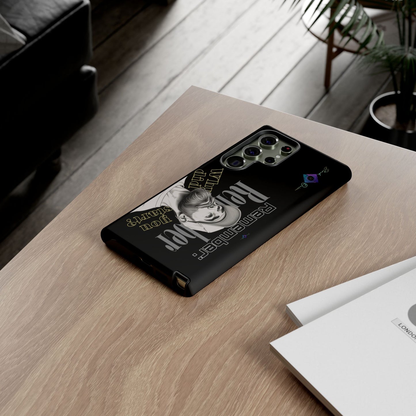 BlackOnion Brand New Phone Case - with Motivational Workout Motif’Remember ‘💪🔥🫵