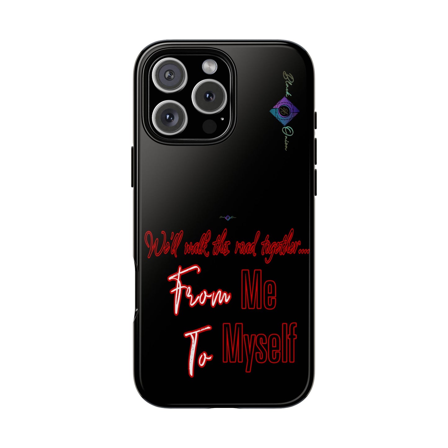 BlackOnion Brand New Phone Case - with Motivational Workout Motif’We’ll walk ‘💪🔥🫵